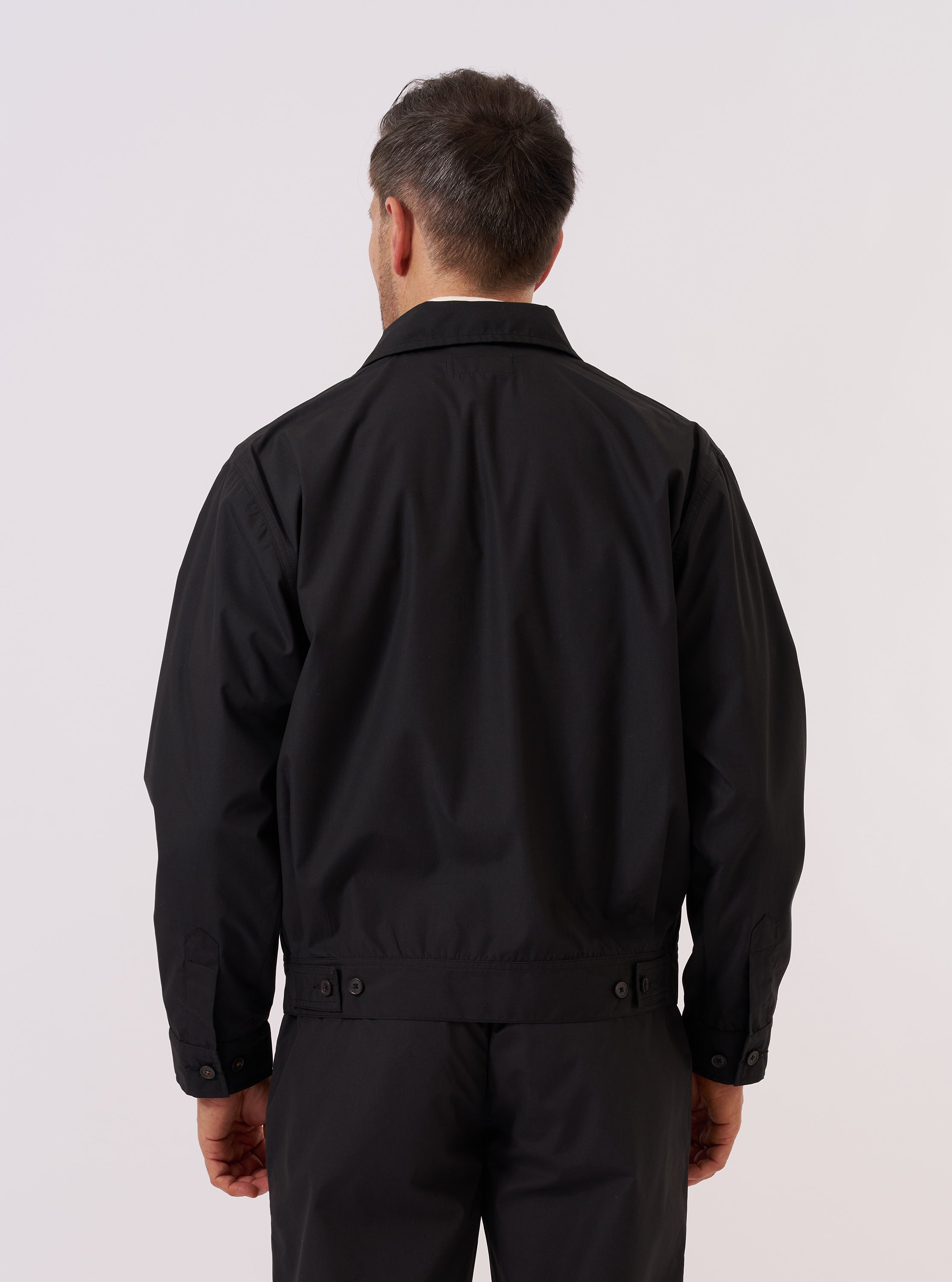 Men's Black Recycled Poly Tech Rose Bowl Jacket – Universal Works