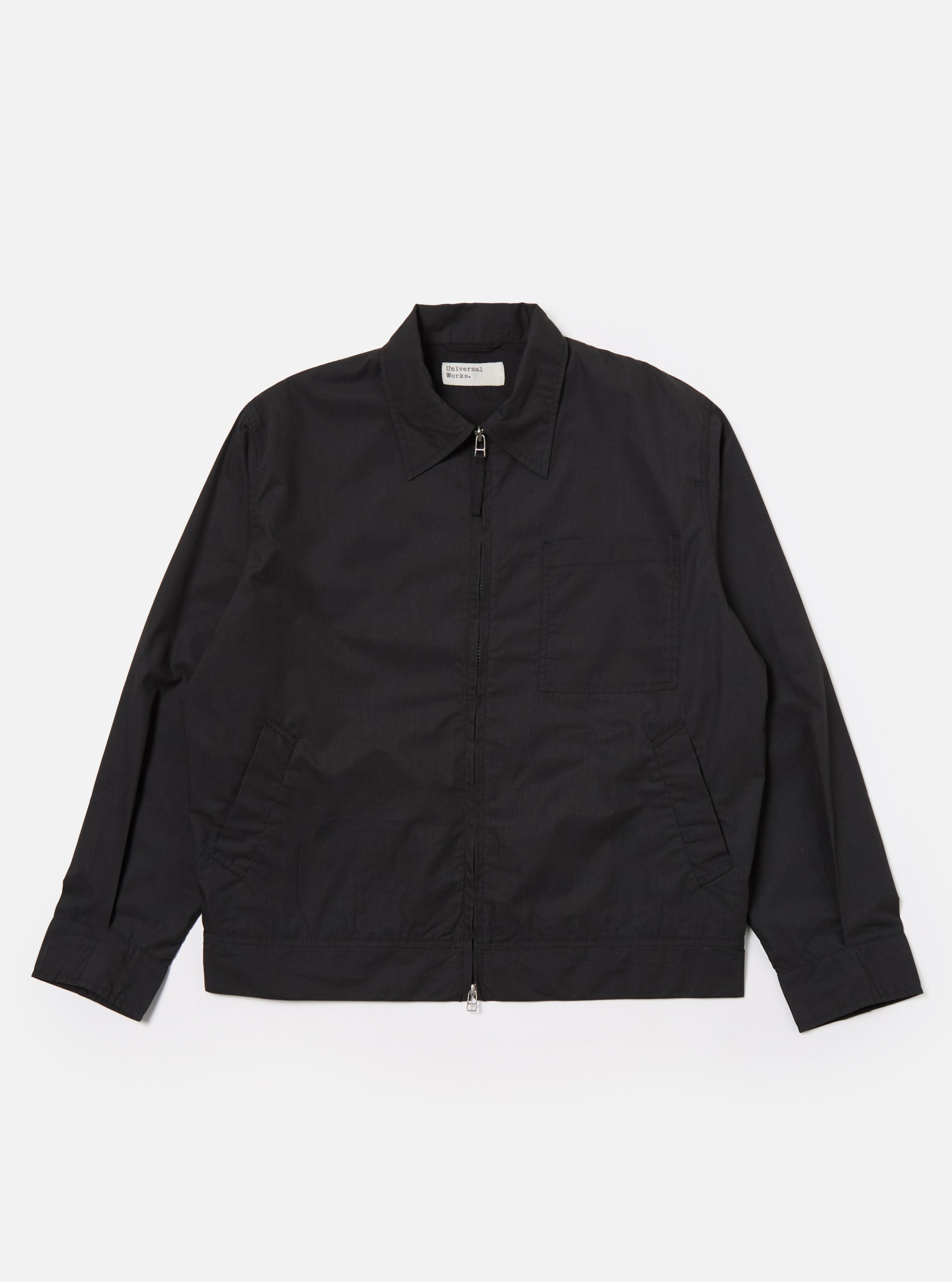 Men's Black Recycled Poly Tech Rose Bowl Jacket – Universal Works
