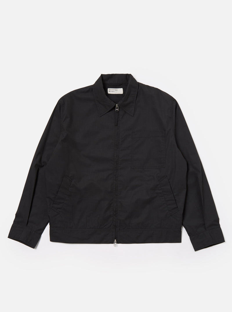 Black Recycled Polytech Rose Bowl Jacket