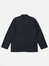 Dark Navy Ospina Cotton Two Button Jacket
