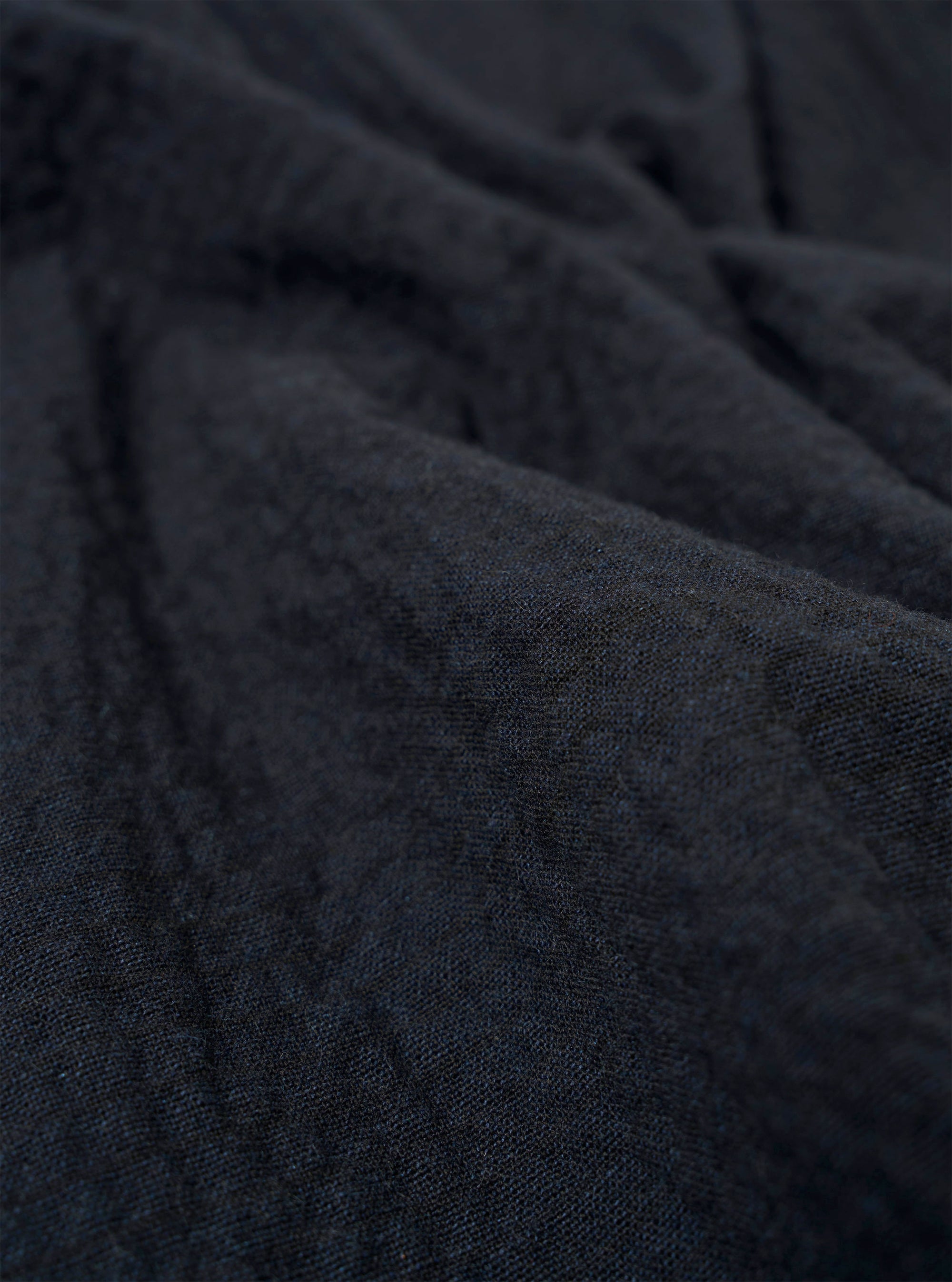 Dark Navy Ospina Cotton Two Button Jacket