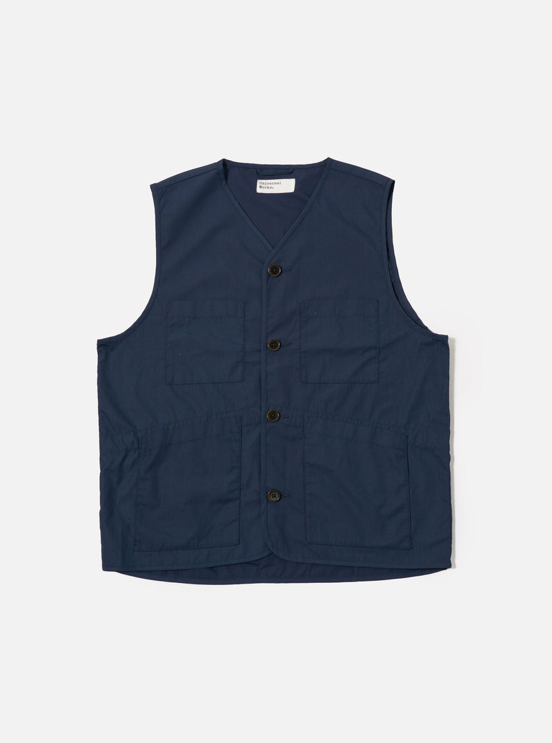 Navy Recycled Polytech City Waistcoat