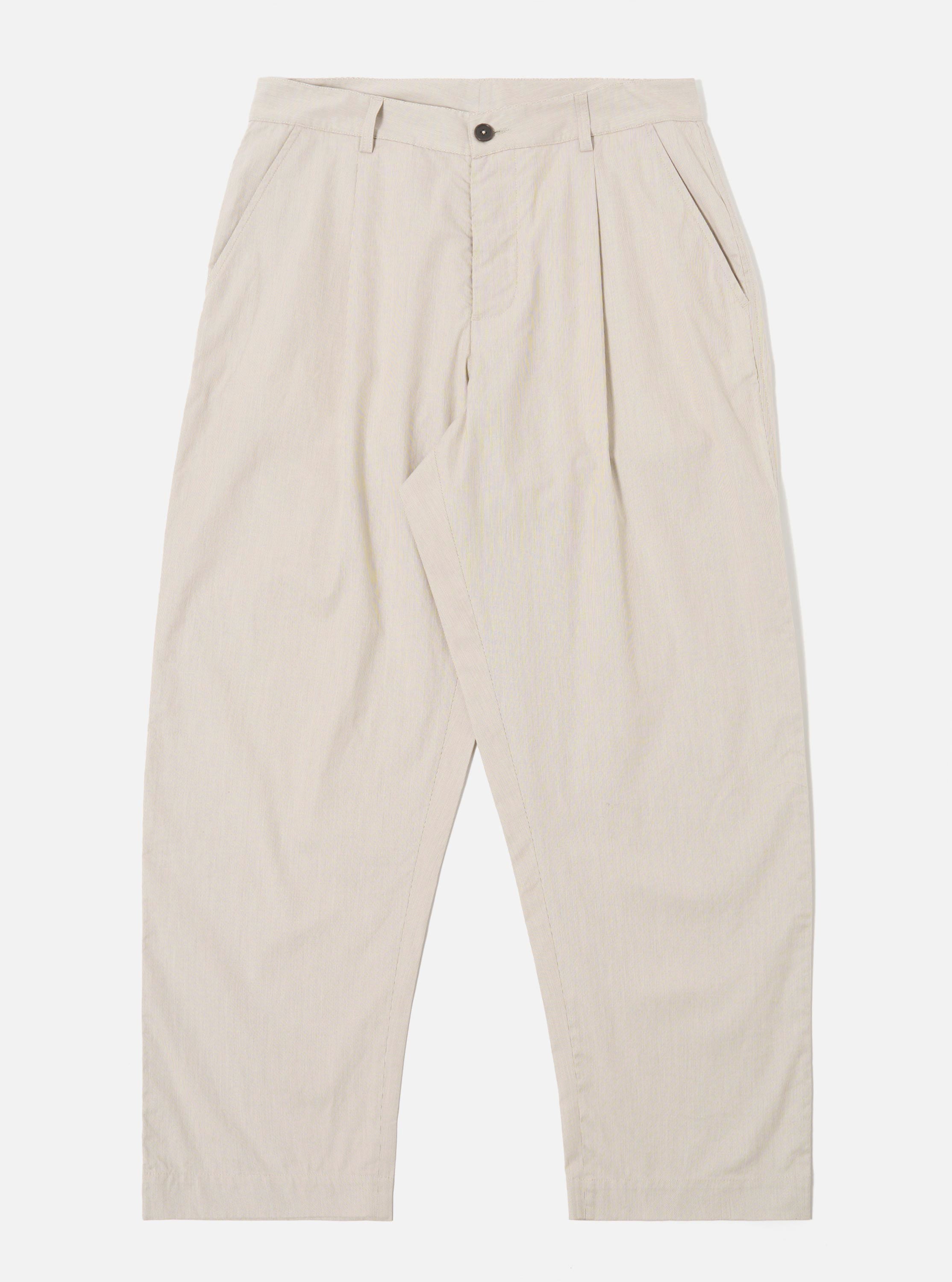 Men's Brown Striped Duke Wide Leg Pant – Universal Works