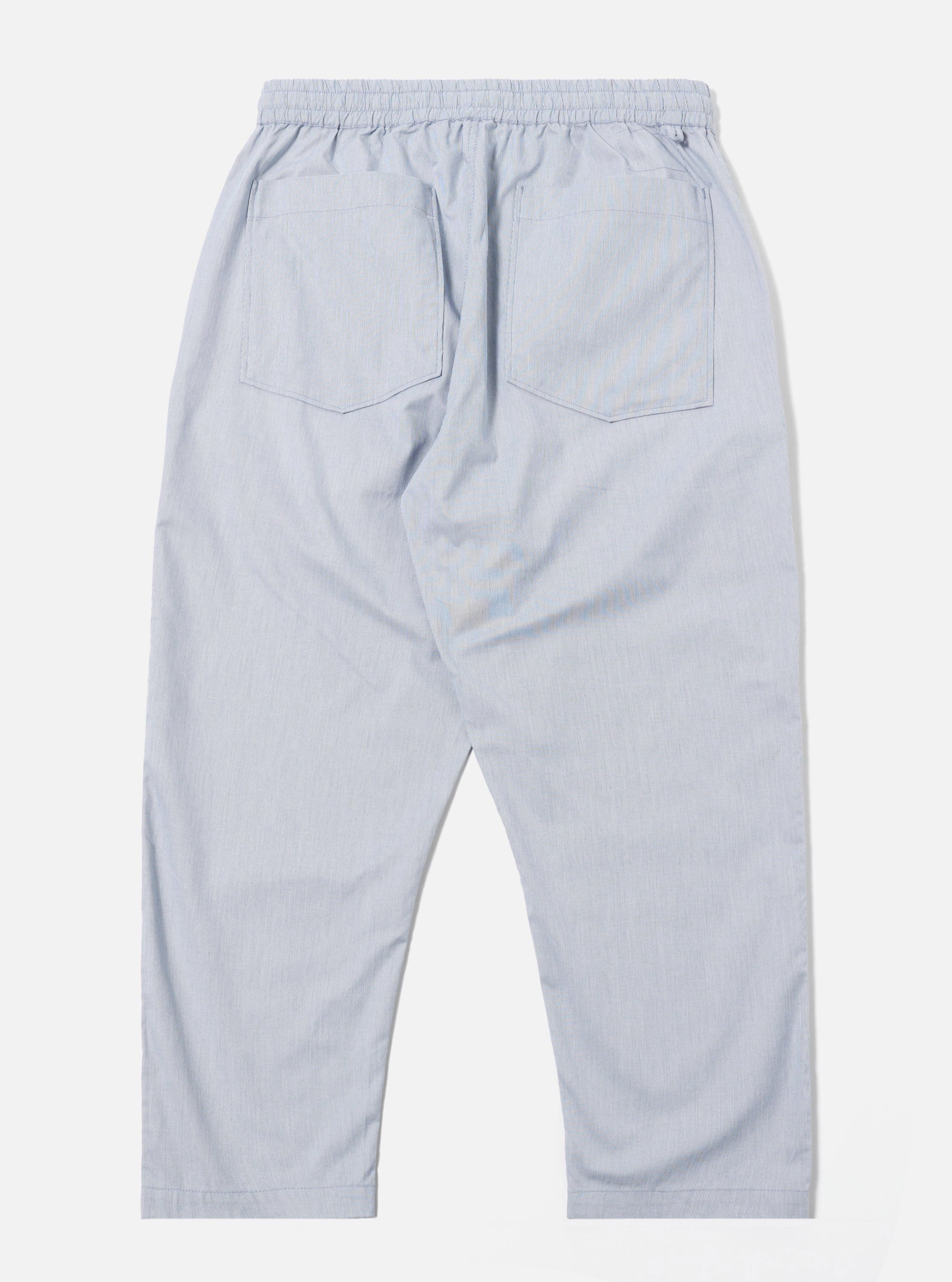 Men's Navy Kennedy Stripe Hi Water Trouser – Universal Works