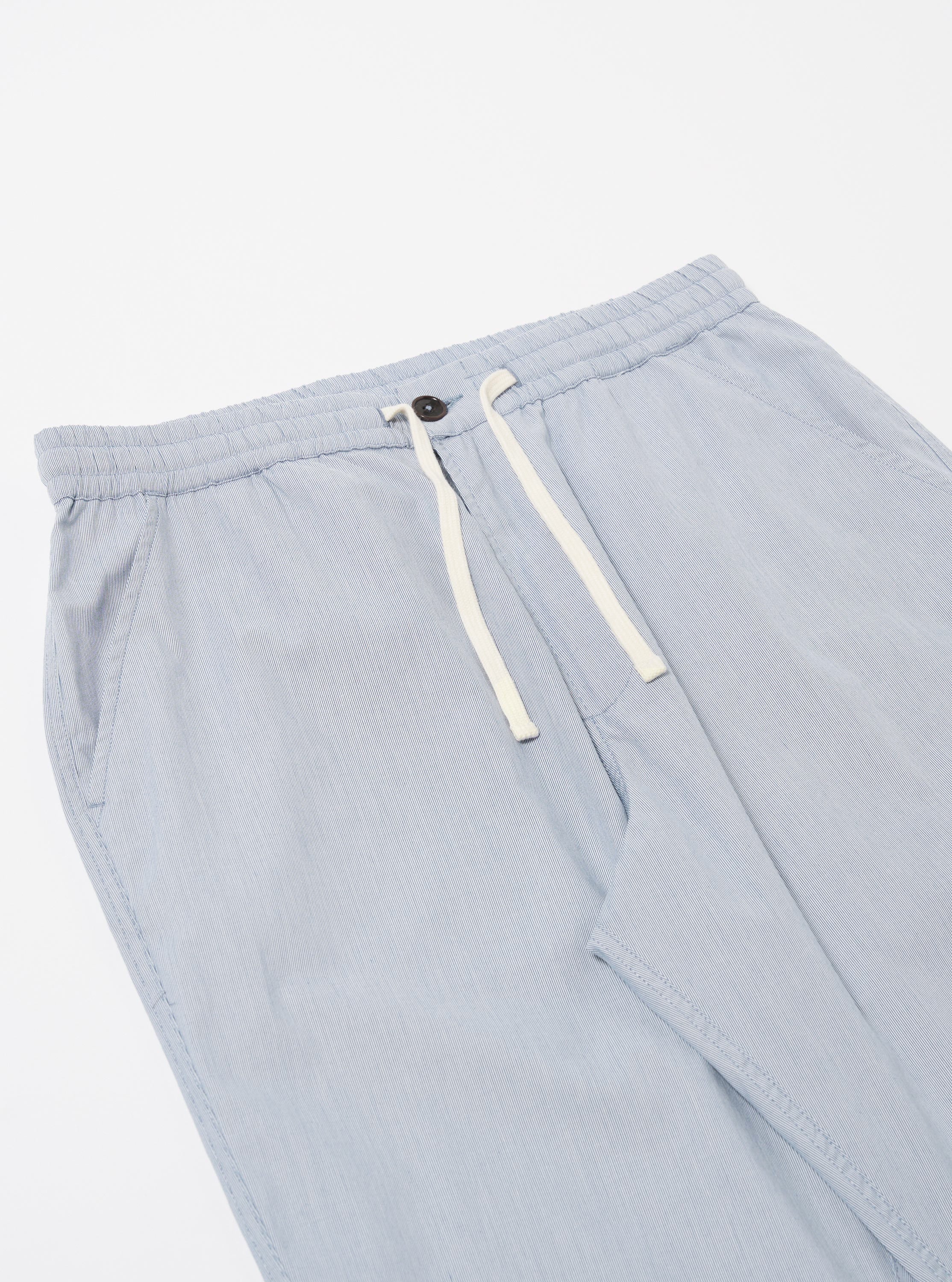 Men's Navy Kennedy Stripe Hi Water Trouser – Universal Works