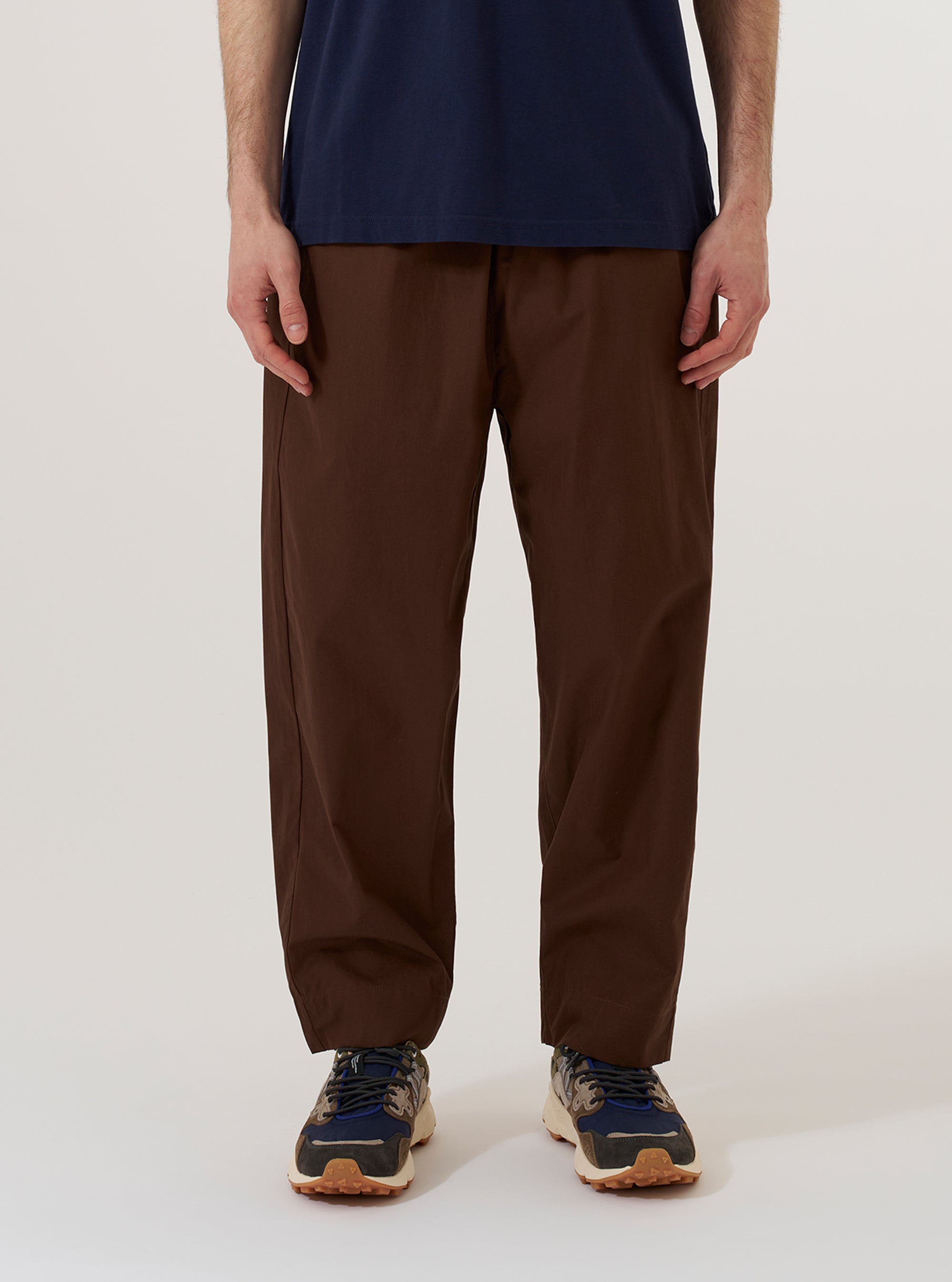 Brown Peached Poplin Judo Pant