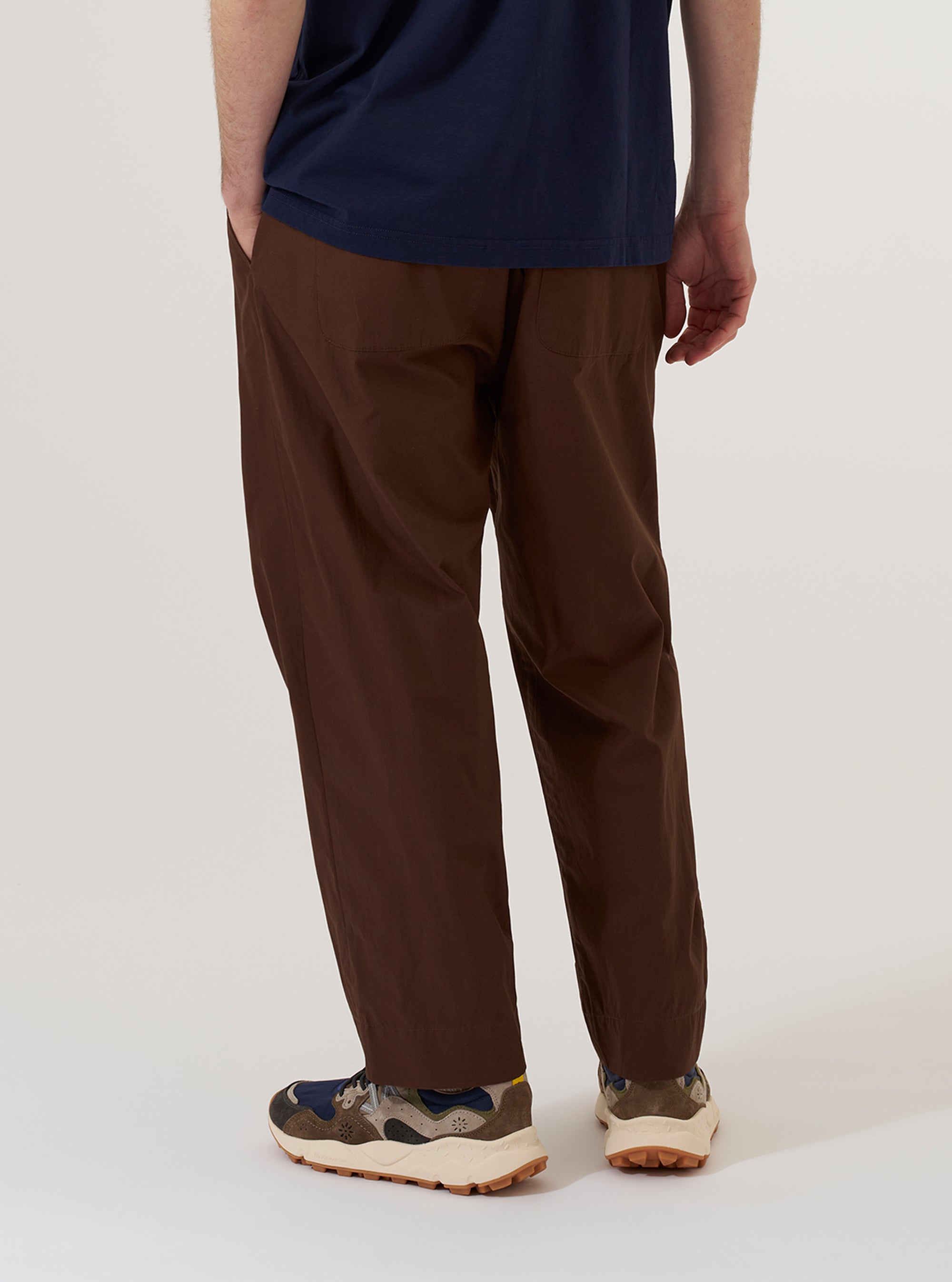 Brown Peached Poplin Judo Pant