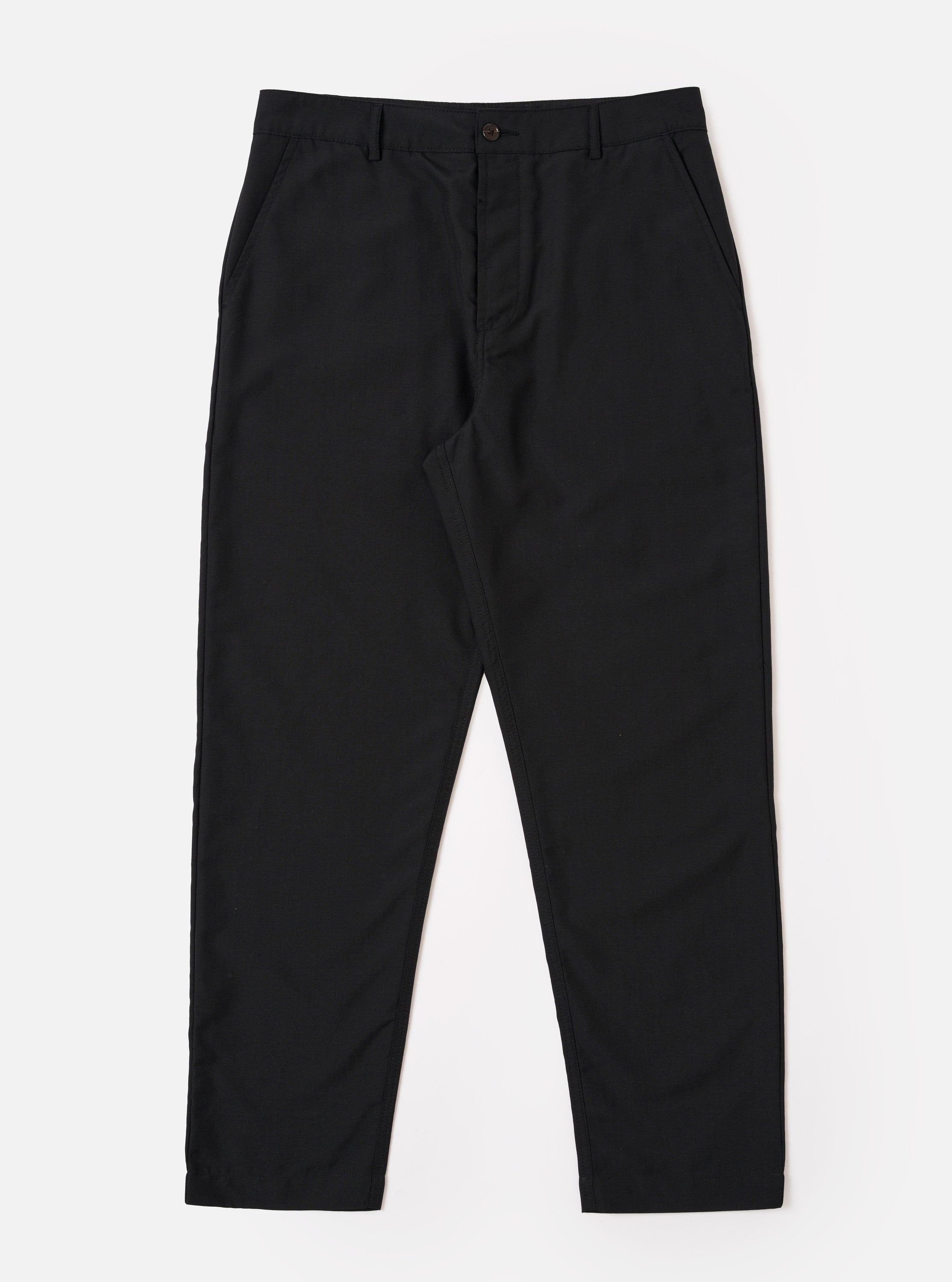 Men's Black Tropical Suiting Military Chino – Universal Works