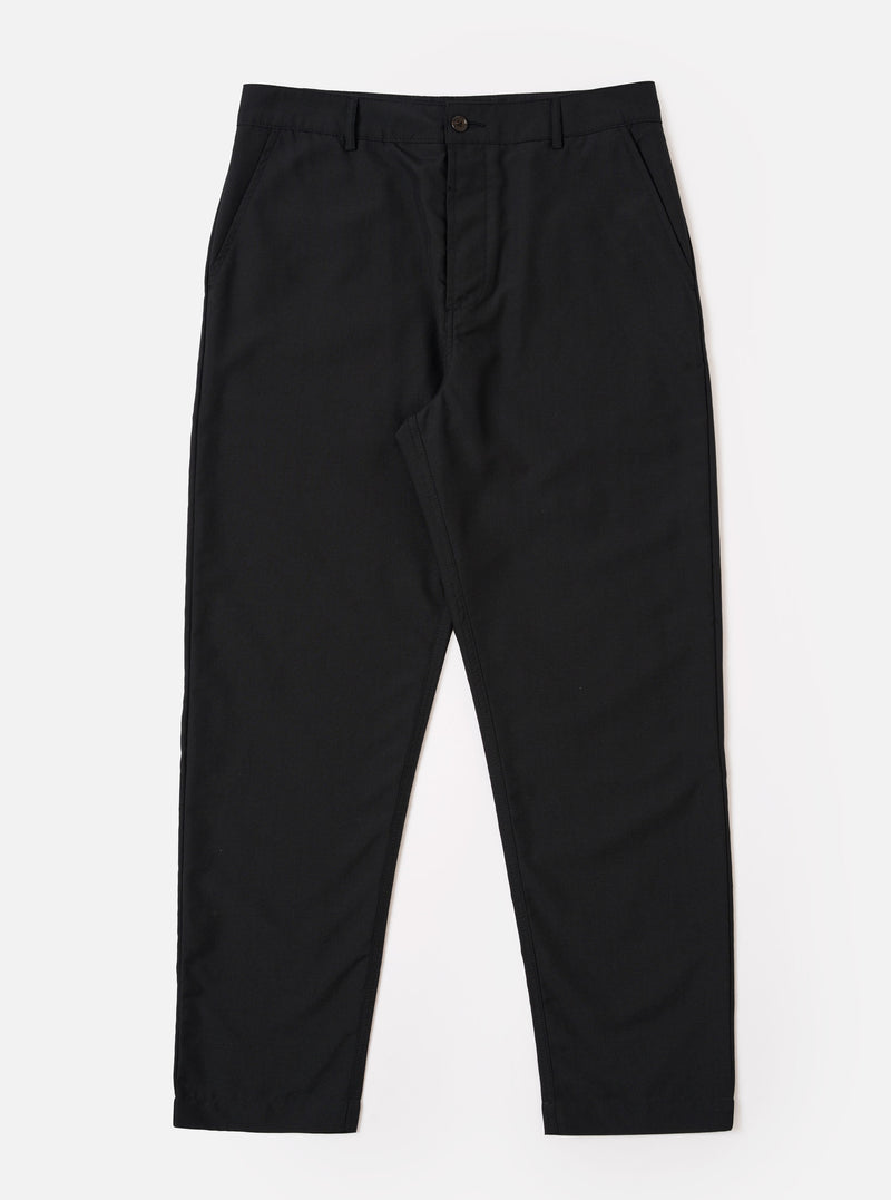 Black Tropical Suiting Military Chino