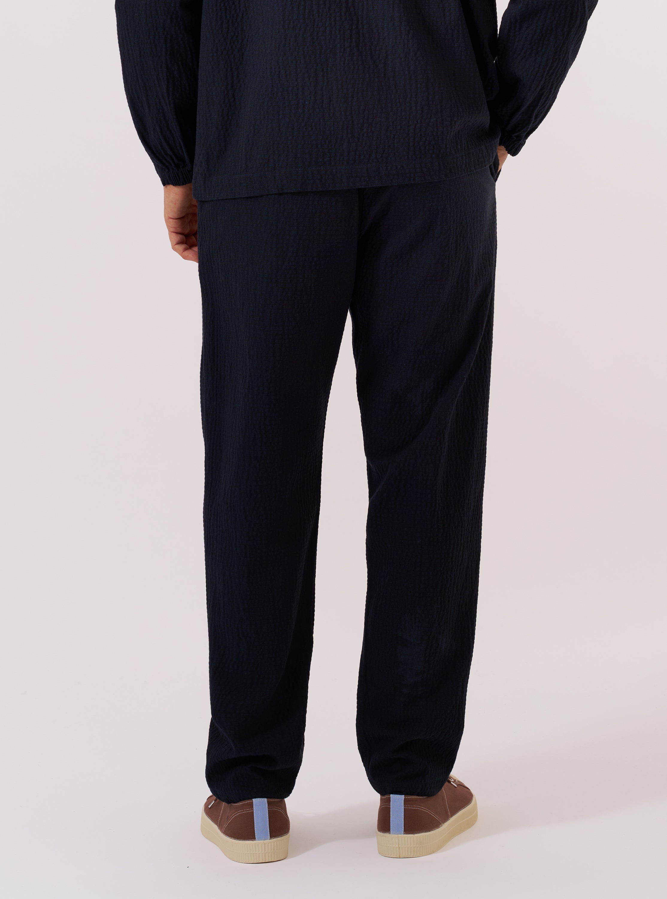 Men's Dark Navy Ospina Cotton Military Chino – Universal Works