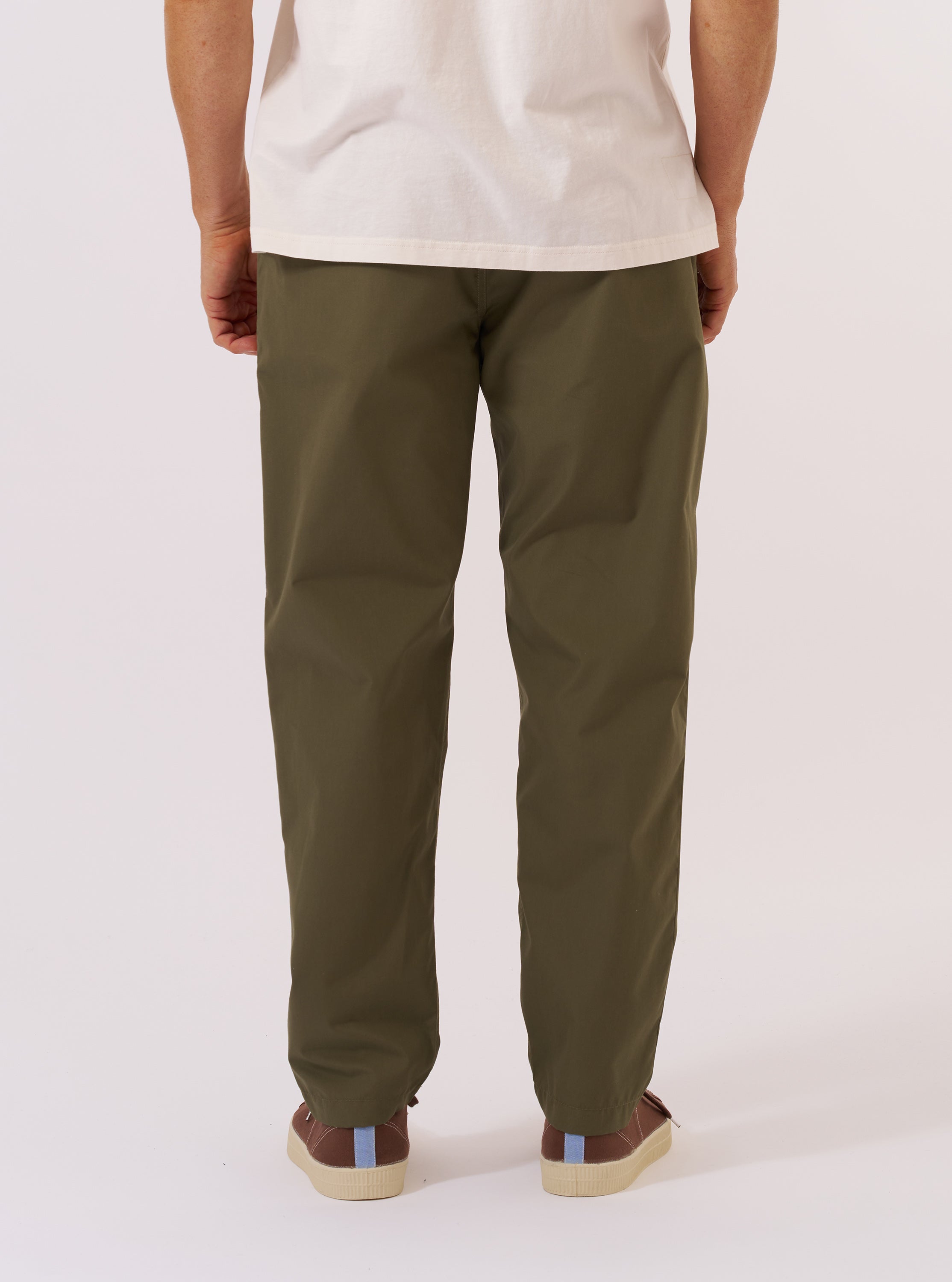 Men's Green Recycled Polytech Military Chino – Universal Works