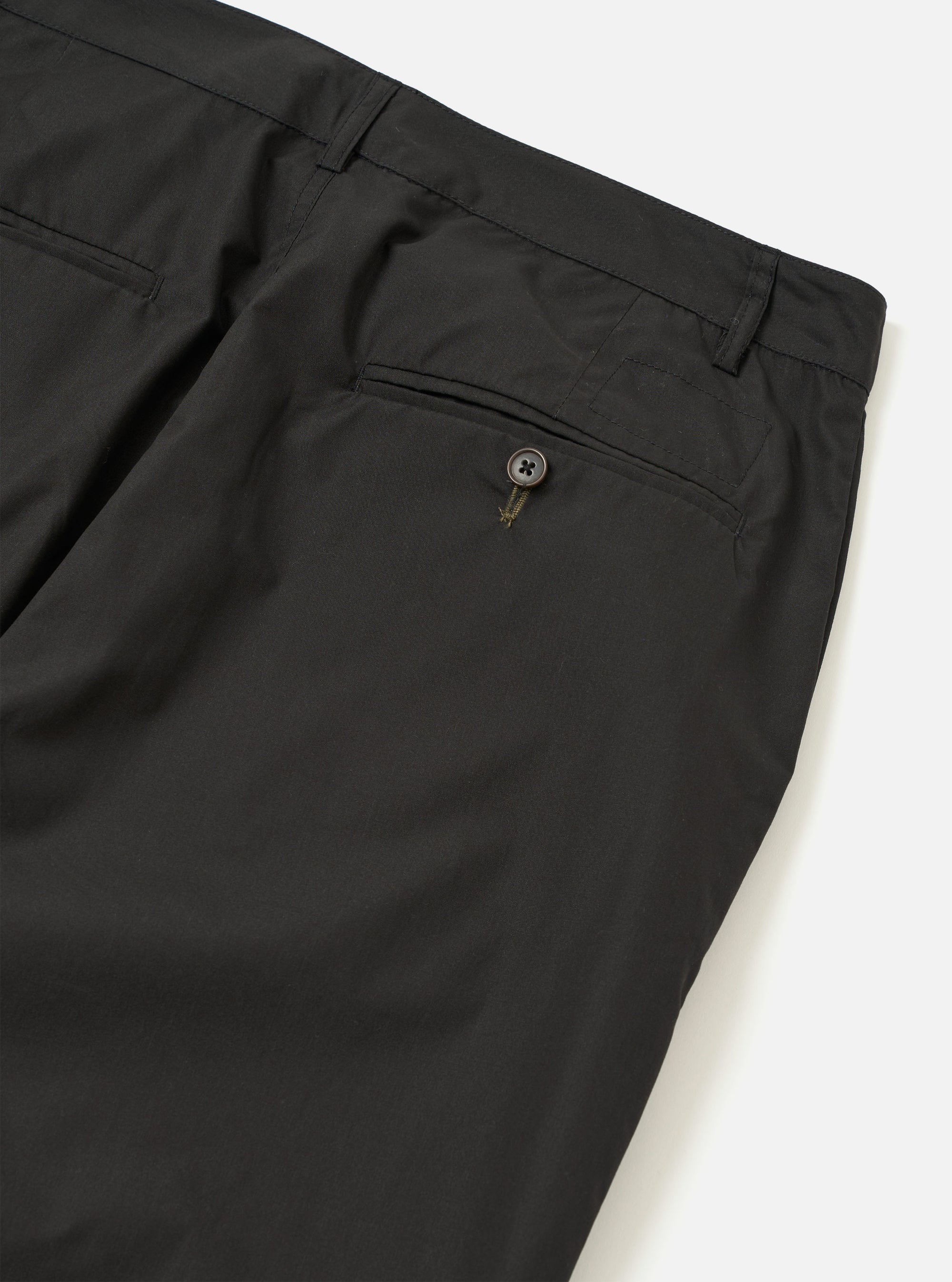 Black Recycled Polytech Military Chino