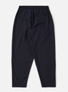 Navy Tropical Suiting Pleated Track Pant