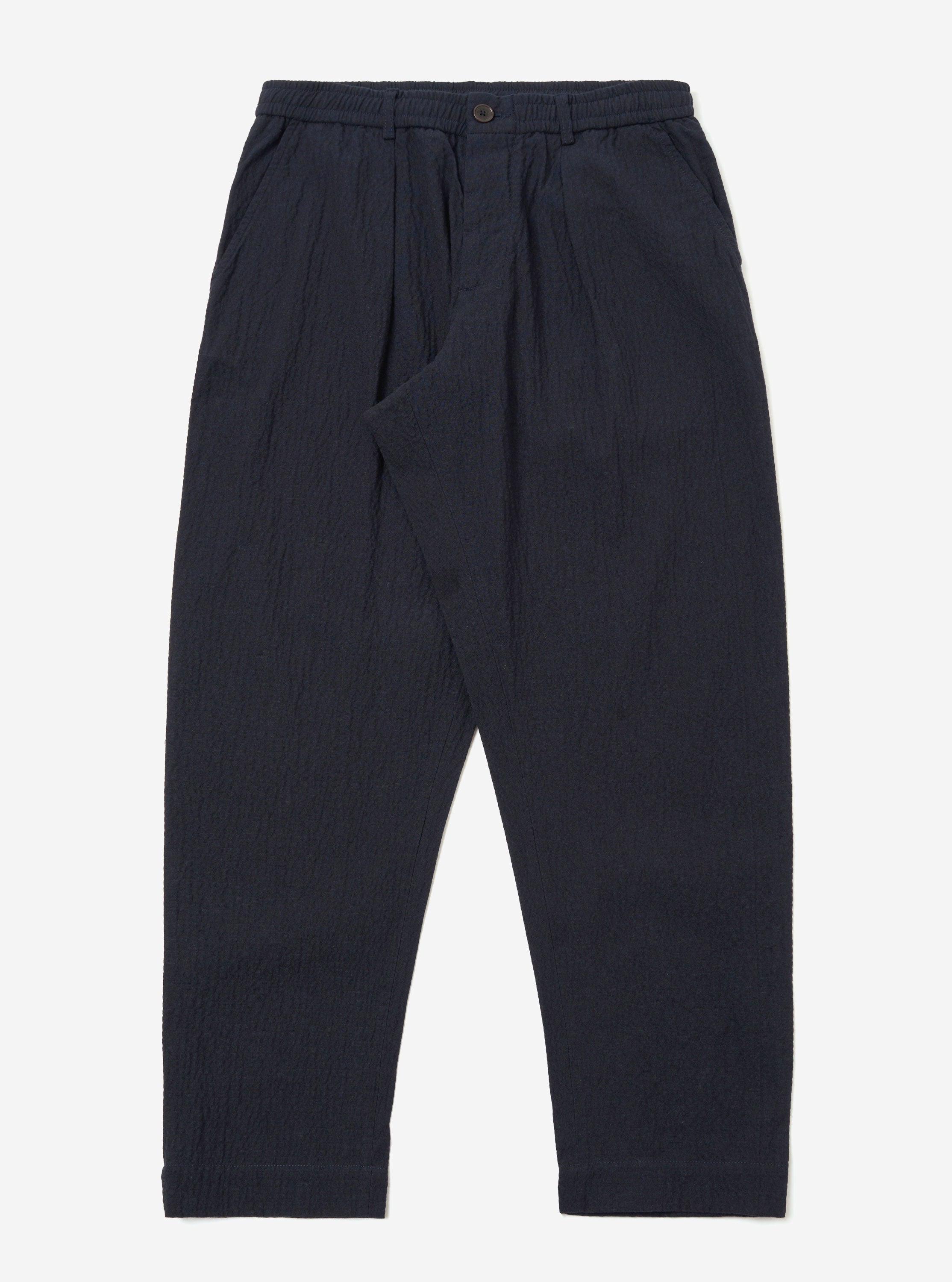 Men's Dark Navy Ospina Cotton Oxford Pant – Universal Works