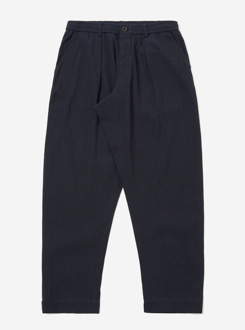 Dark Navy Ospina Cotton Oxford Pant