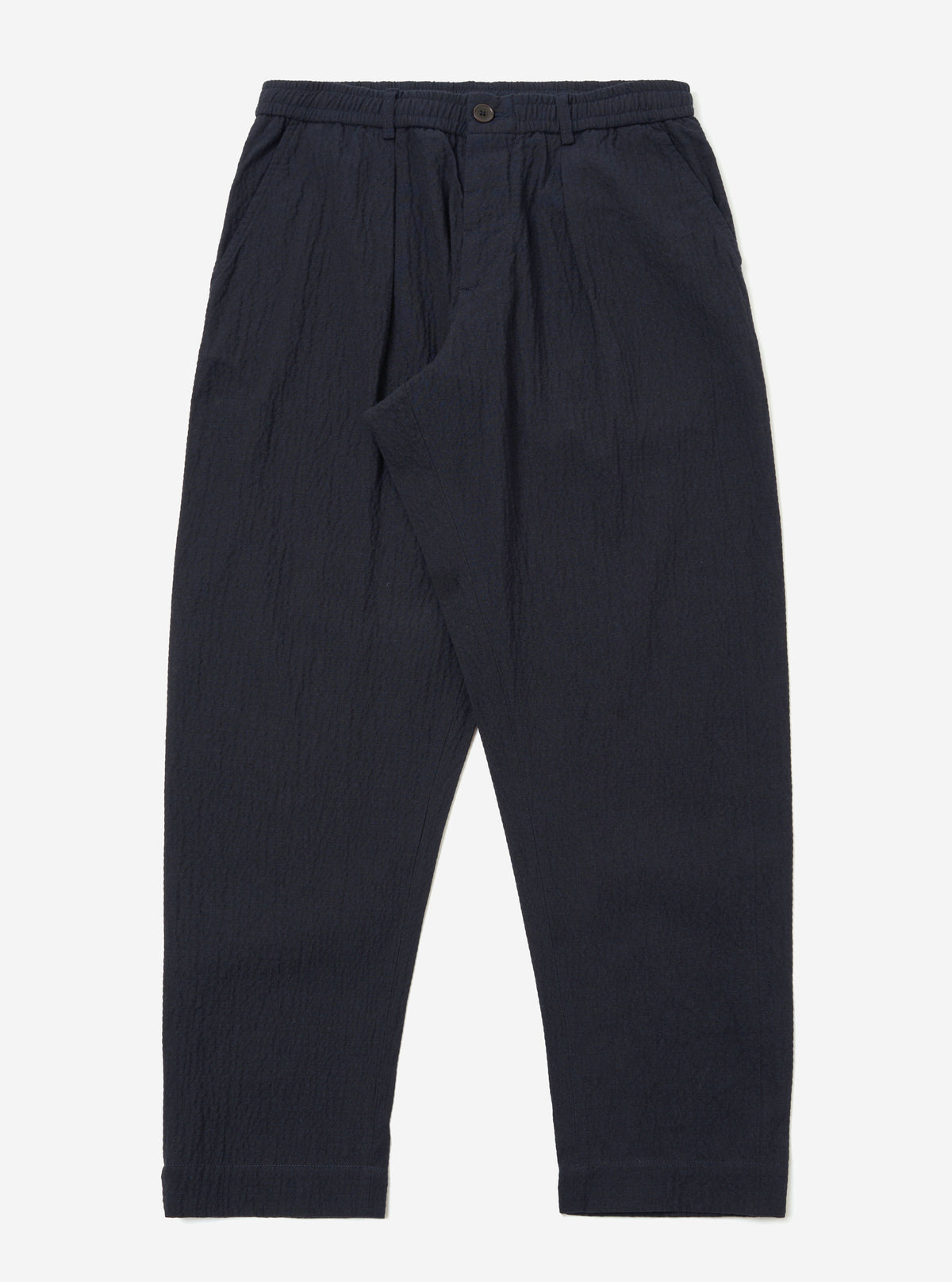 Dark Navy Ospina Cotton Oxford Pant