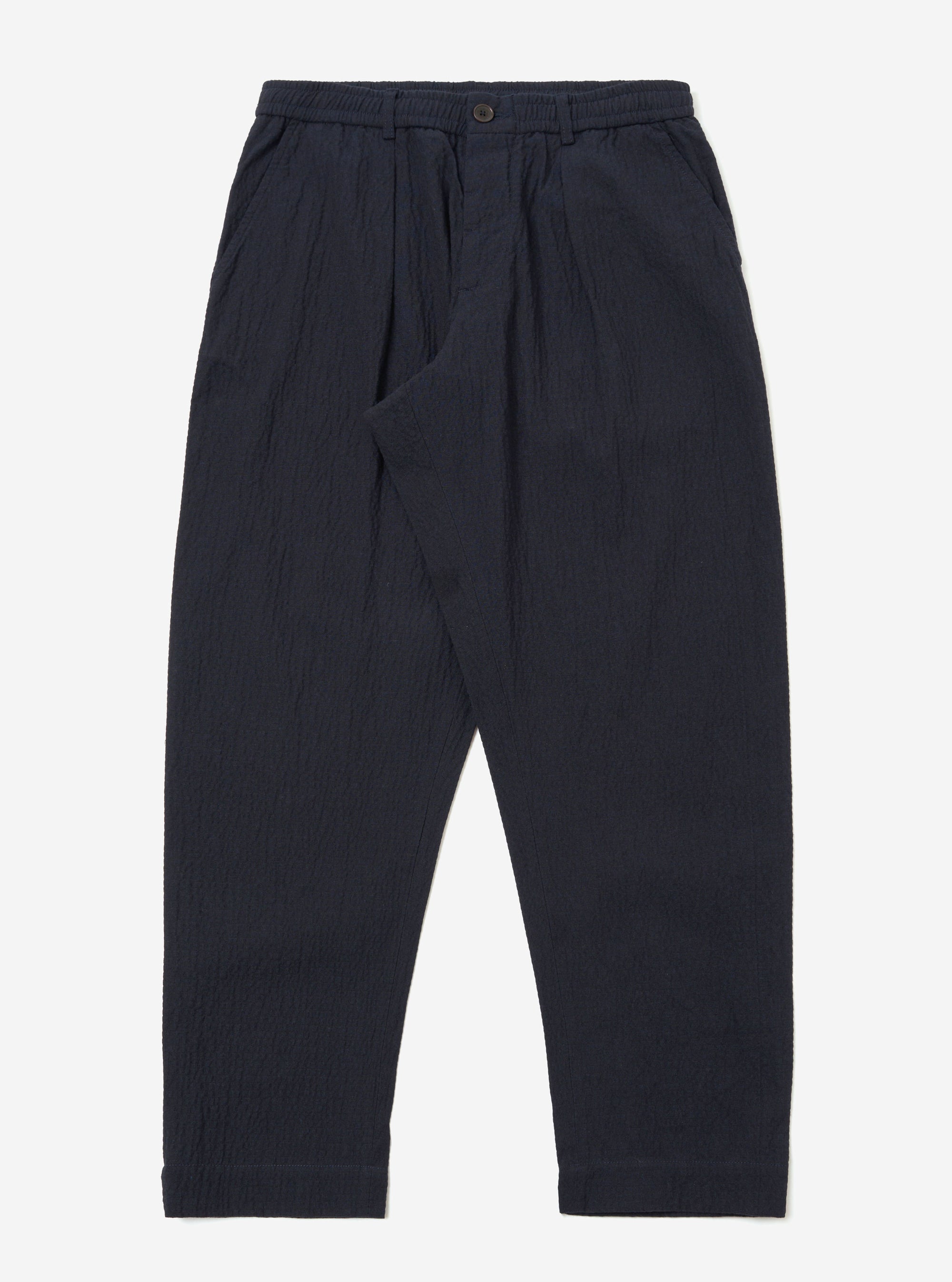 Dark Navy Ospina Cotton Oxford Pant