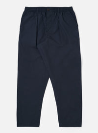 Navy Recycled Polytech Pleated Track Pant