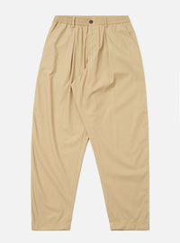 Sand Recycled Polytech Pleated Track Pant