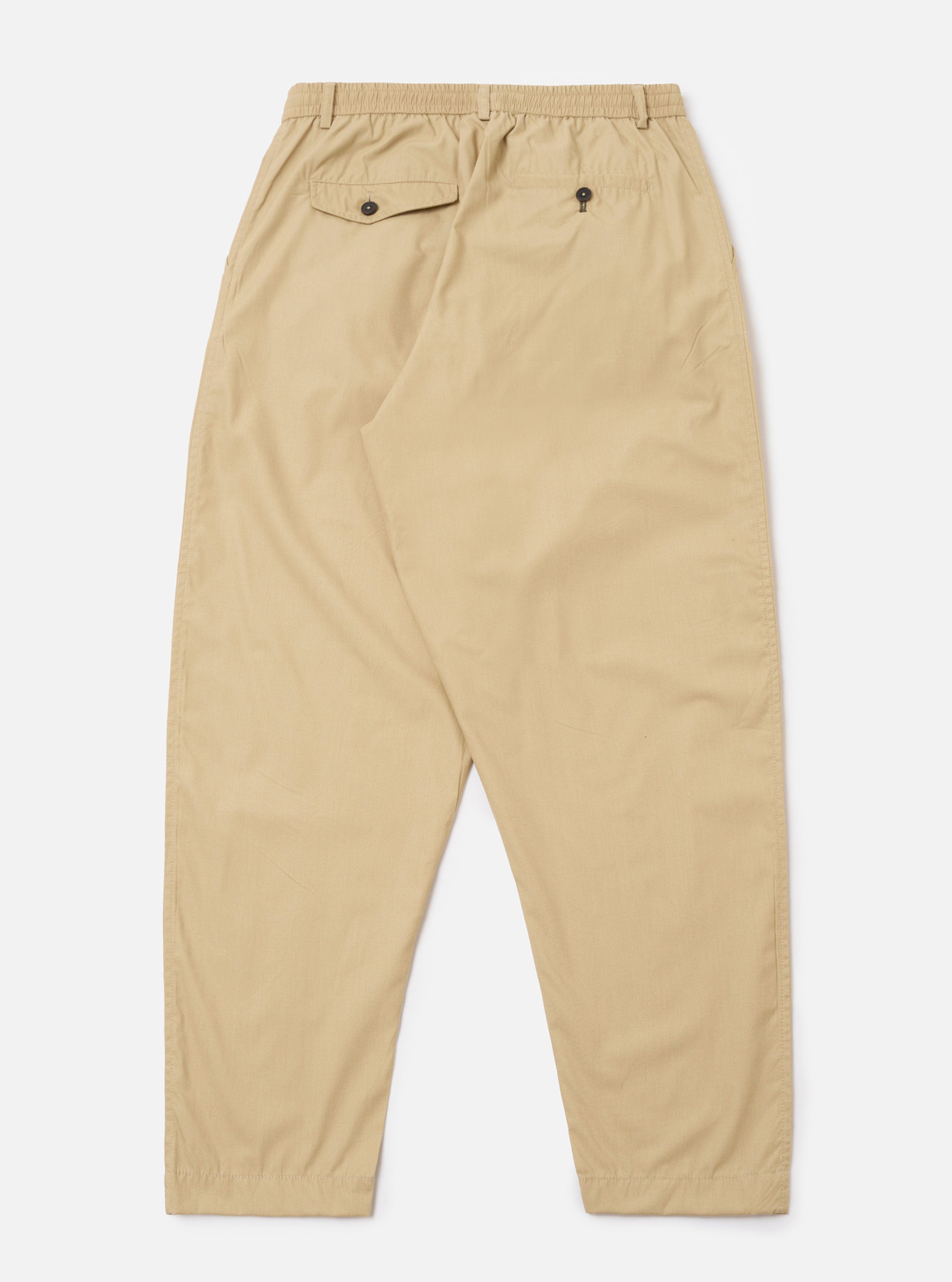 Men's Sand Recycled Poly Tech Pleated Track Pant – Universal Works