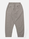 Grey Brown Wales Glen Check Pleated Track Pant