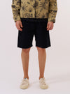 Black Organic Fine Cord Fatigue Short