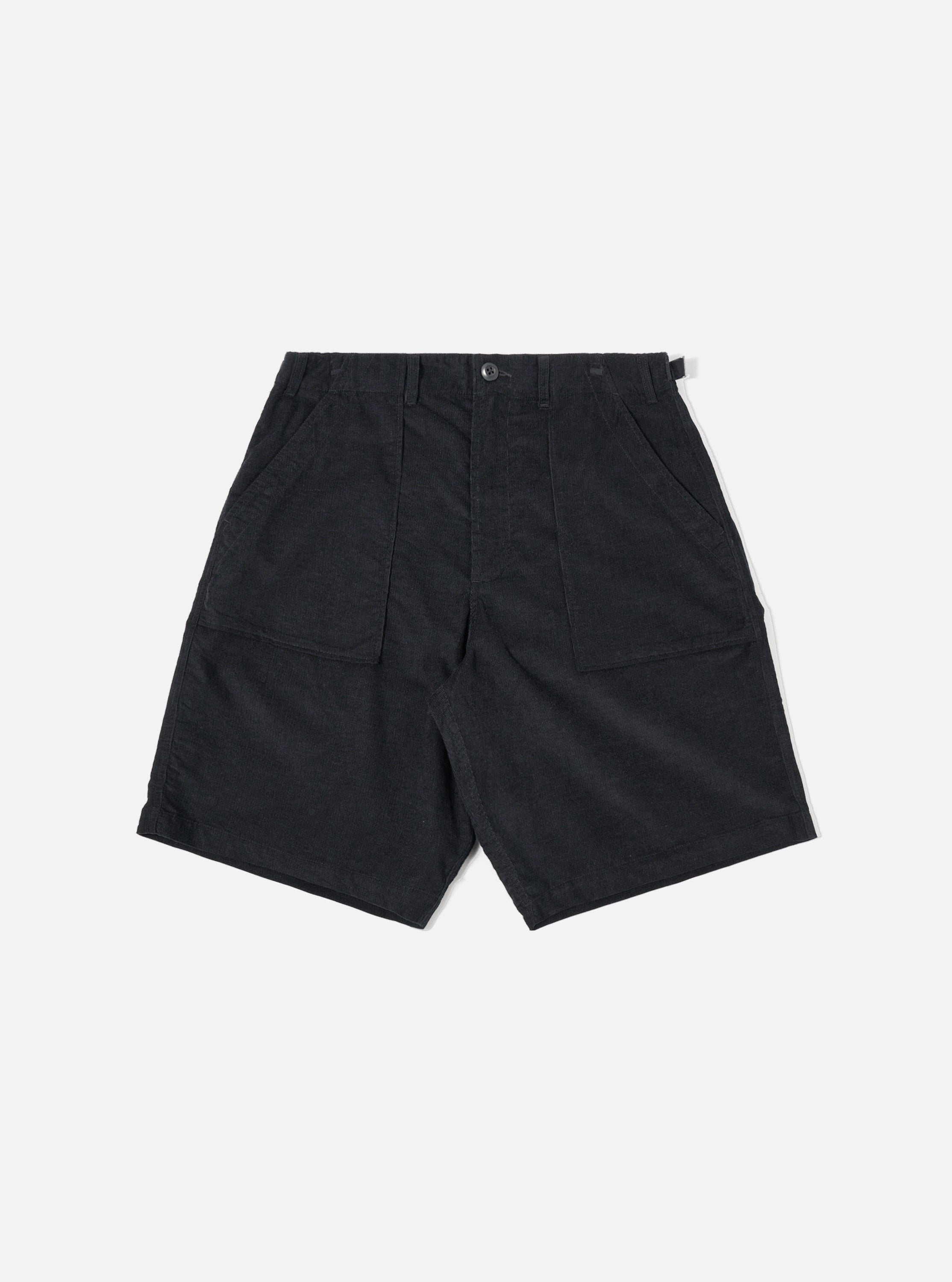 Men's Black Organic Fine Cord Fatigue Short – Universal Works
