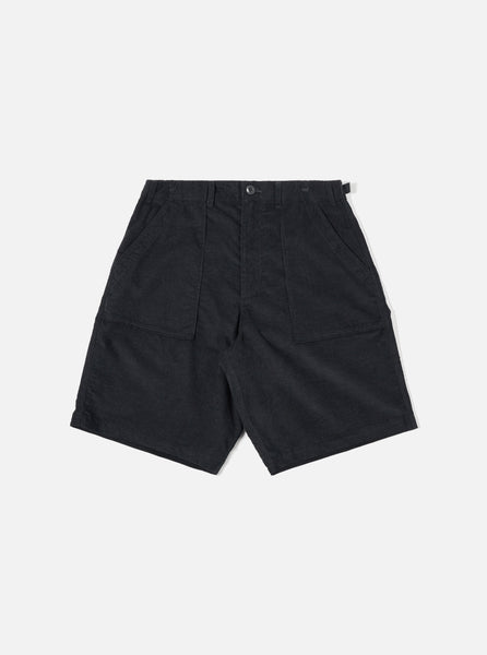 Men's Black Organic Fine Cord Fatigue Short – Universal Works