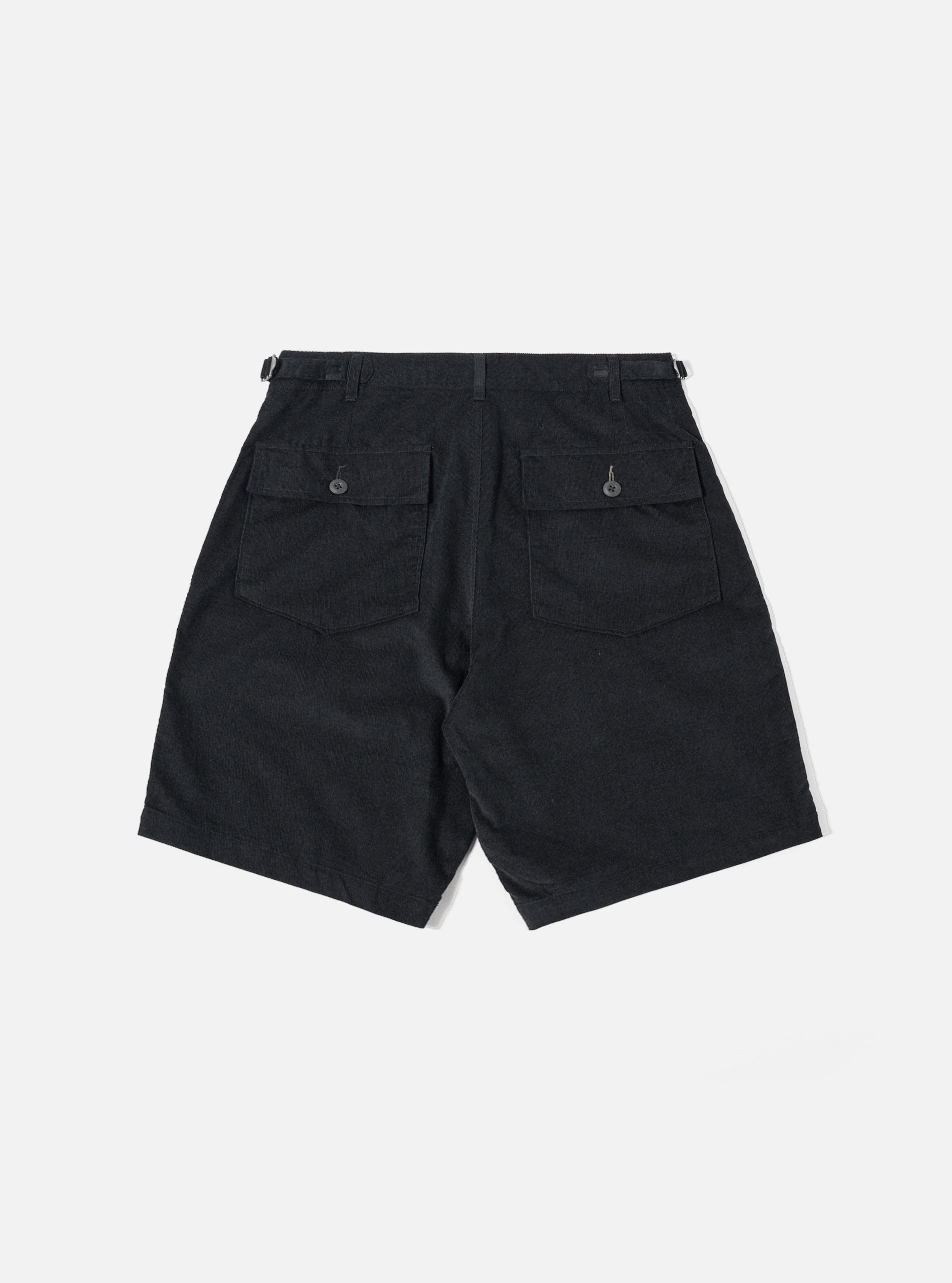 Men's Black Organic Fine Cord Fatigue Short – Universal Works