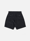 Black Organic Fine Cord Fatigue Short