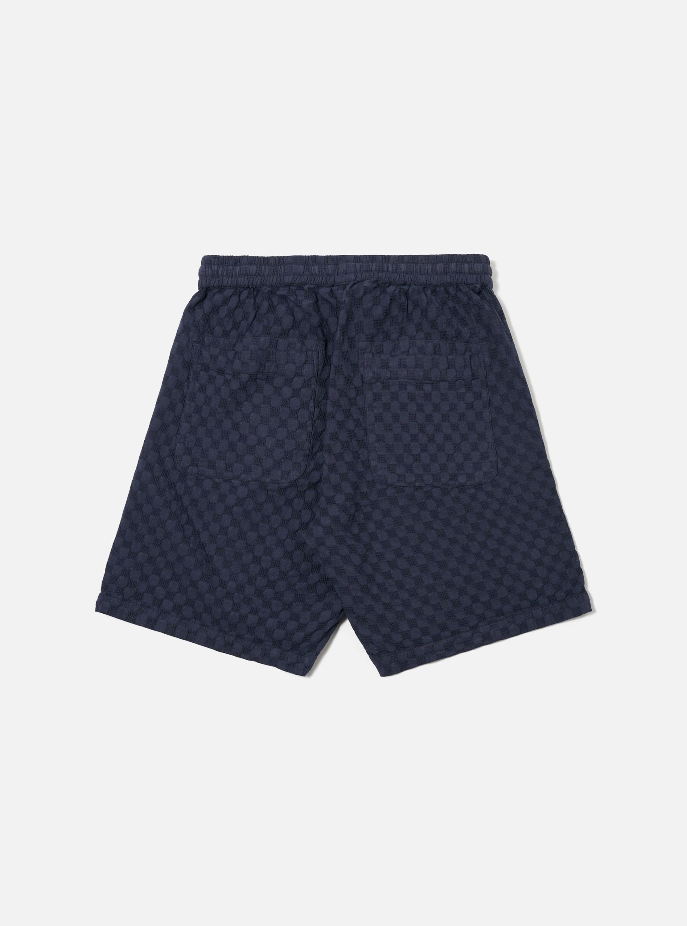 Men's Navy Dot Waffle Simple Short – Universal Works