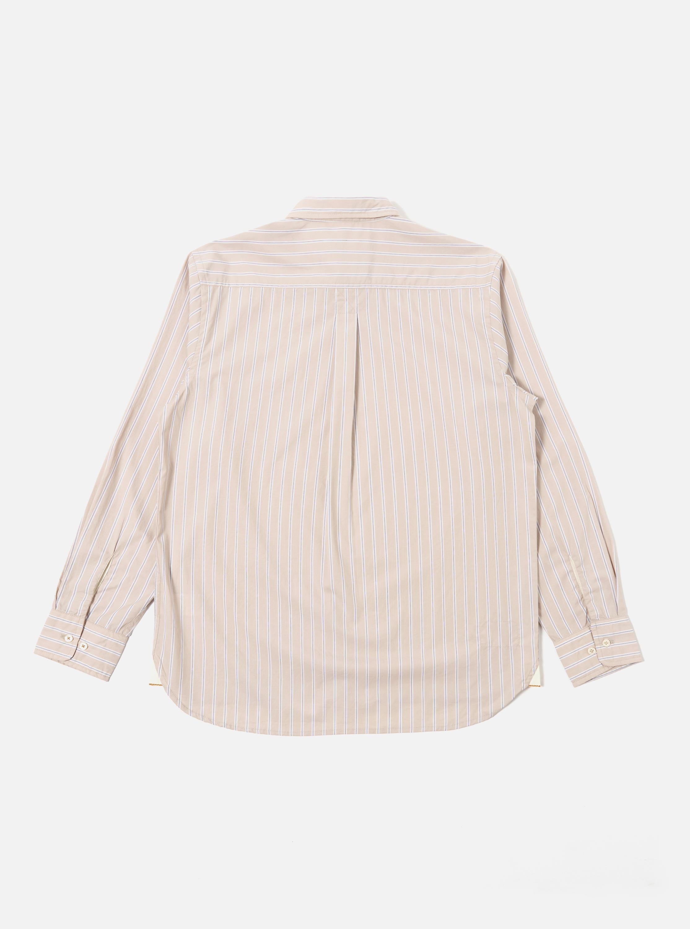 Men's Sand Urban Stripe Lazy Day Shirt – Universal Works