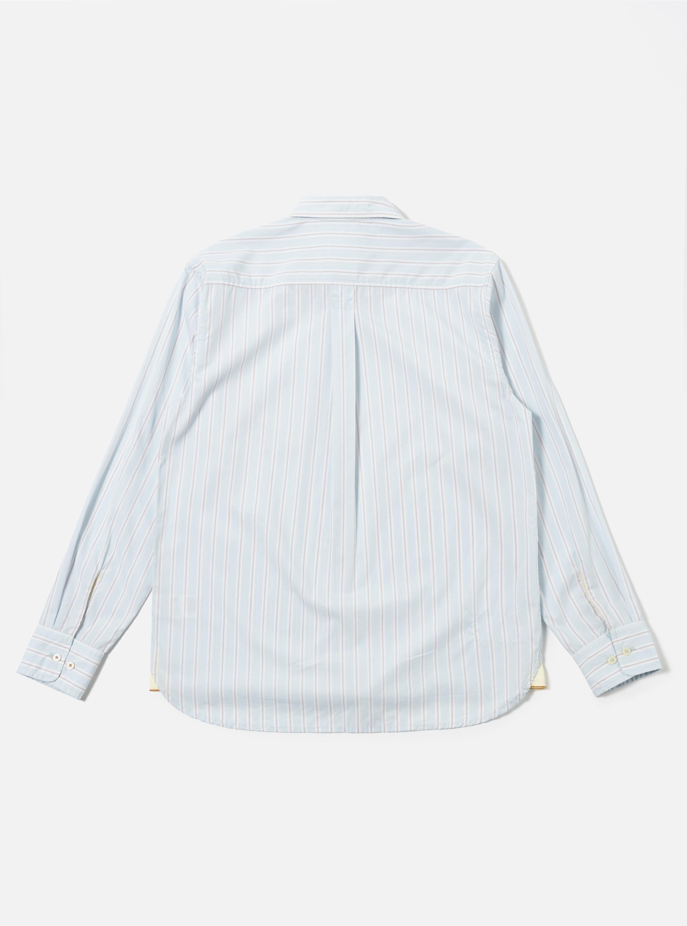Men's Sky Urban Striped Lazy Day Long Sleeve Shirt – Universal Works