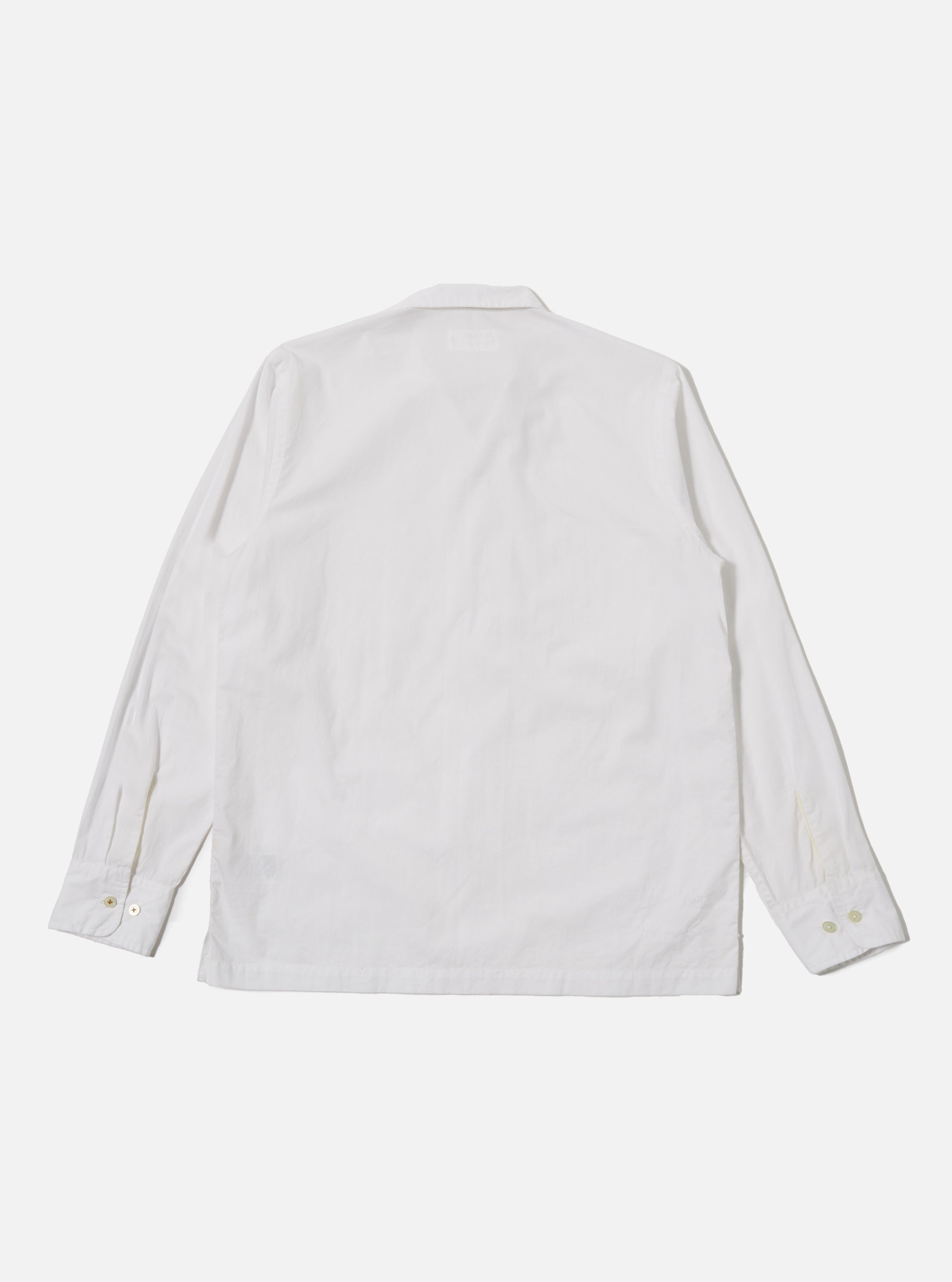 White Poplin Dwight Overshirt