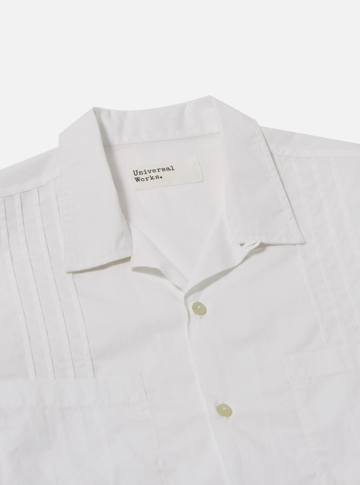 White Poplin Dwight Overshirt
