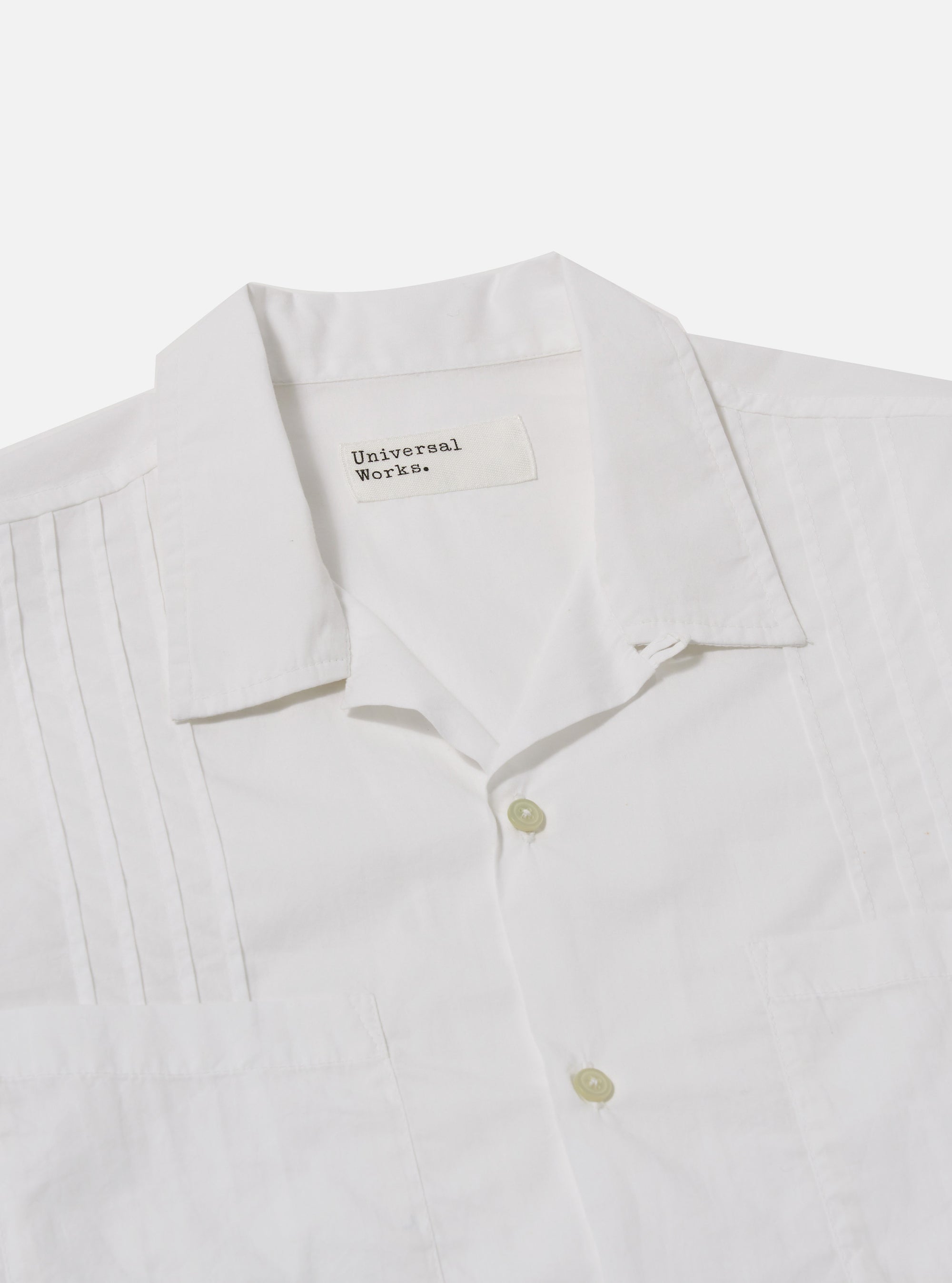 White Poplin Dwight Overshirt