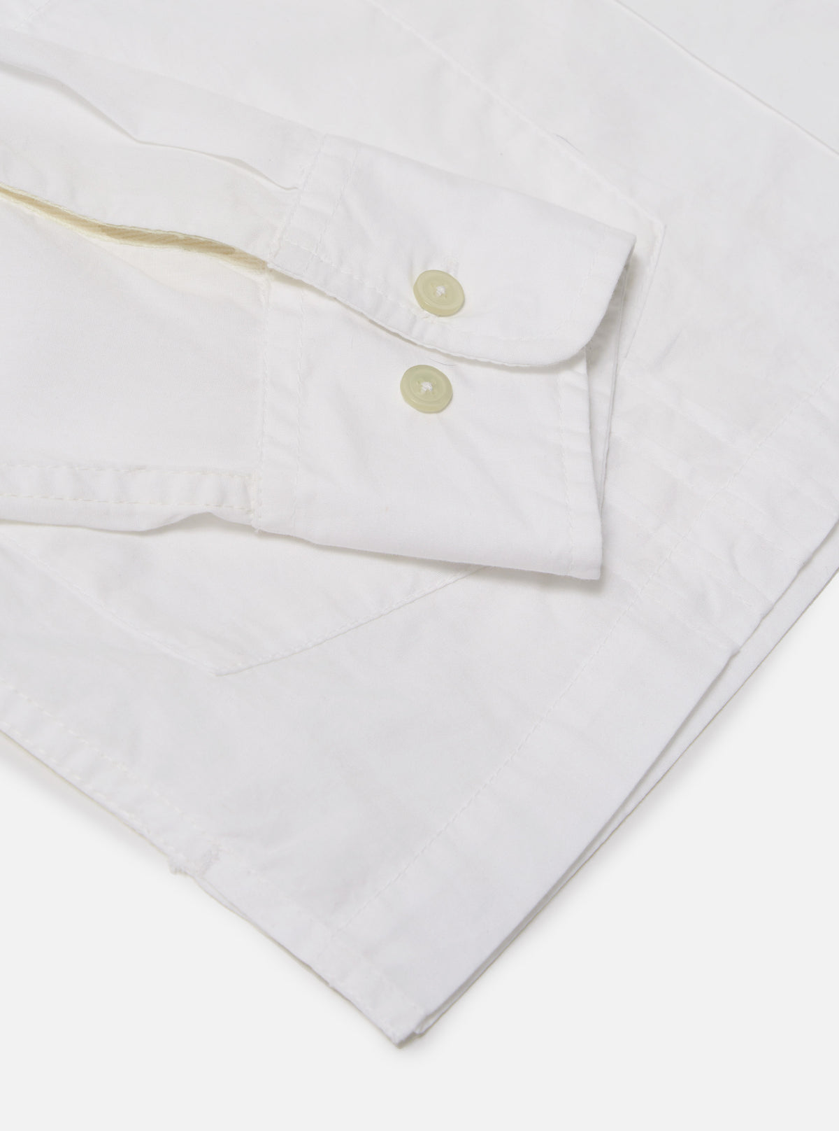 White Poplin Dwight Overshirt