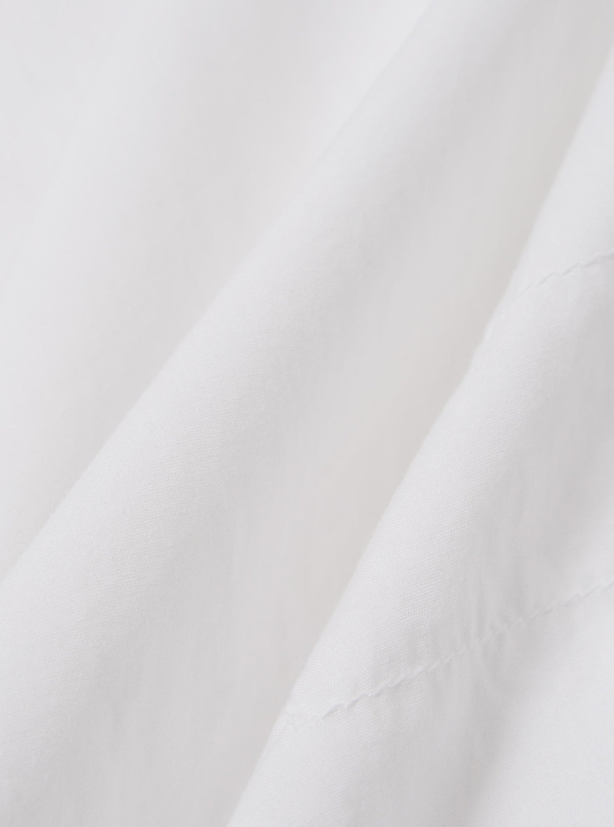 White Poplin Patched Lazy Day Shirt