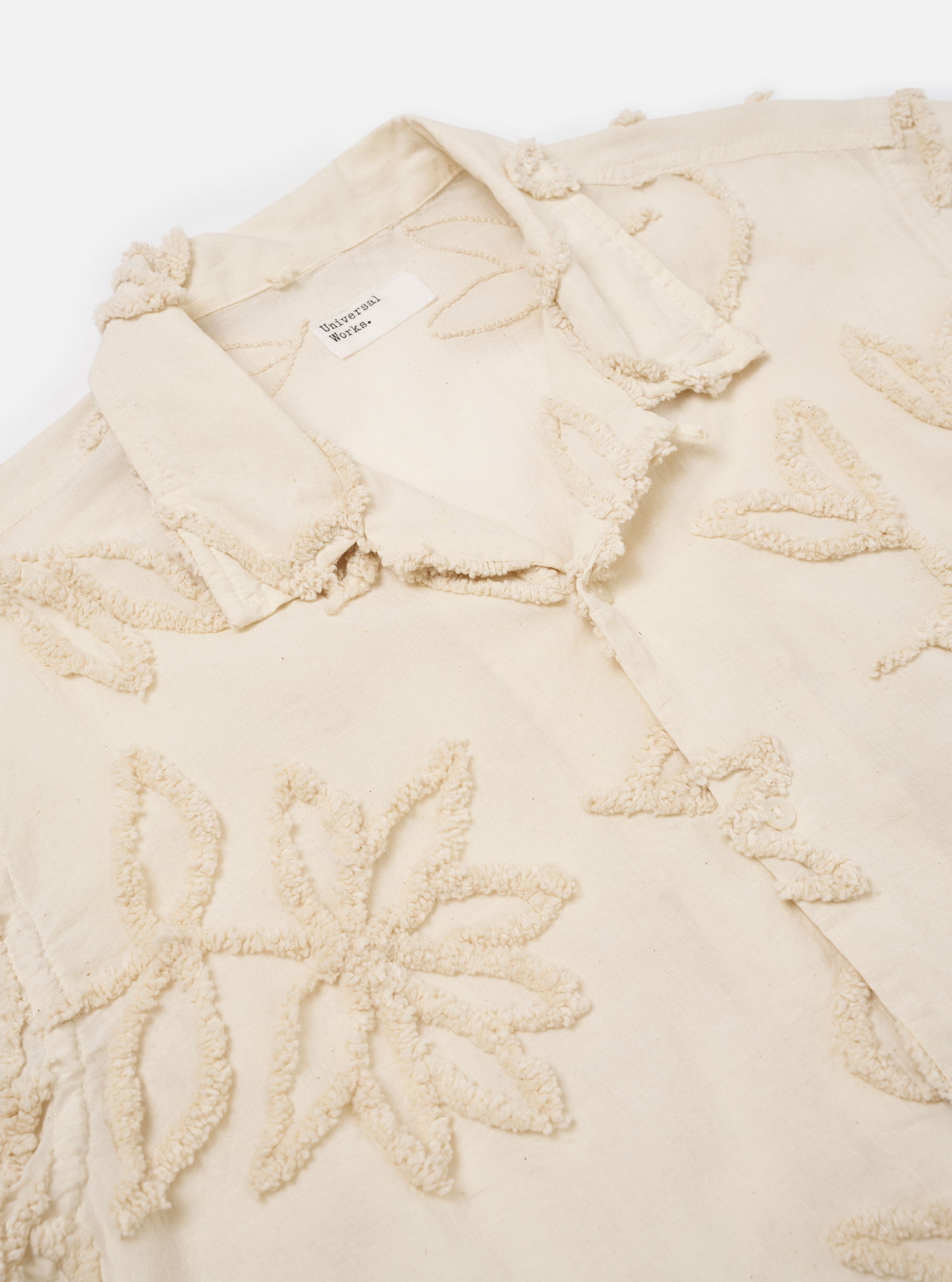 Ecru 3D Flower Road Shirt