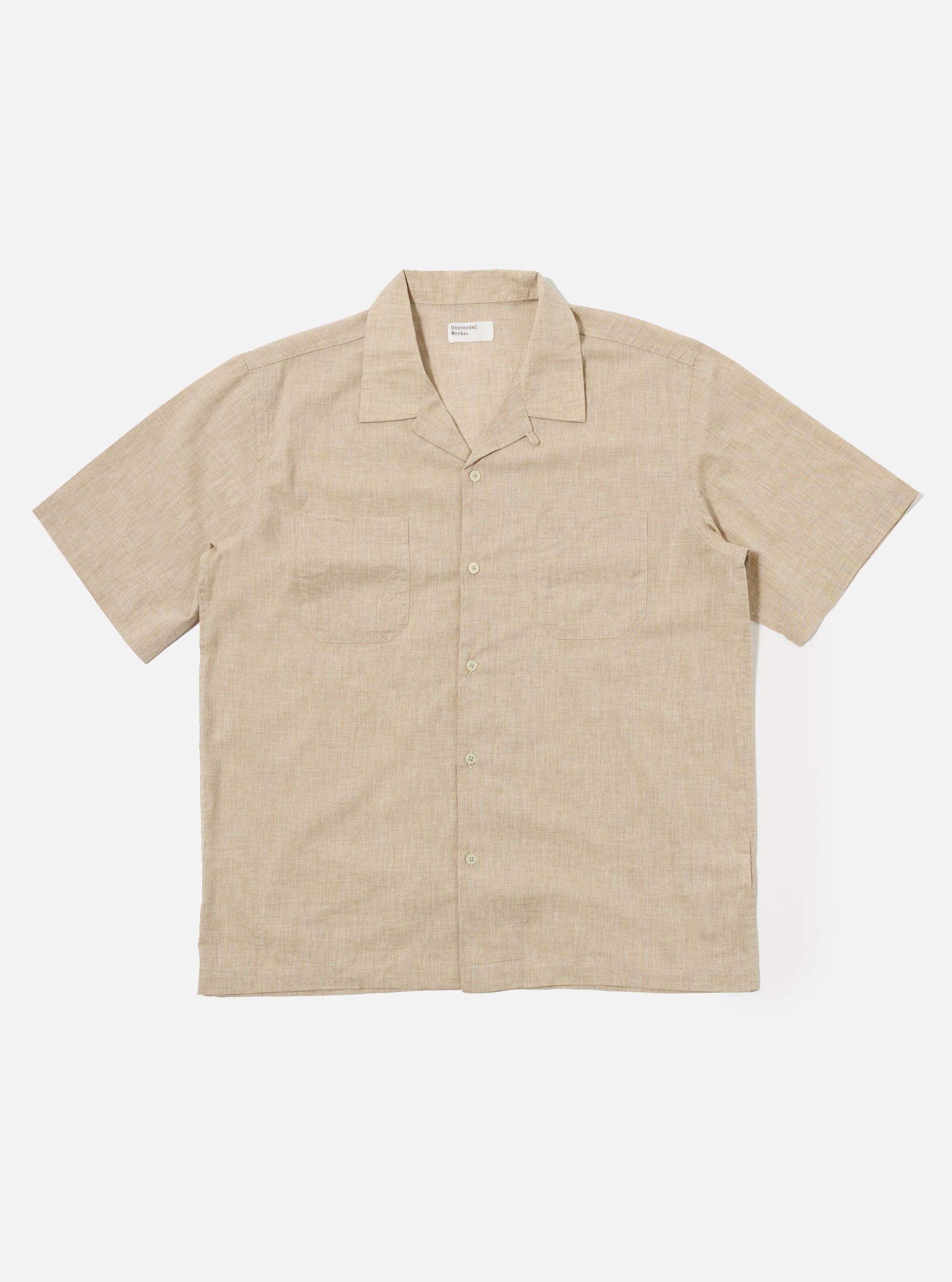 Beige Fine Organic Cotton Sal Road Shirt