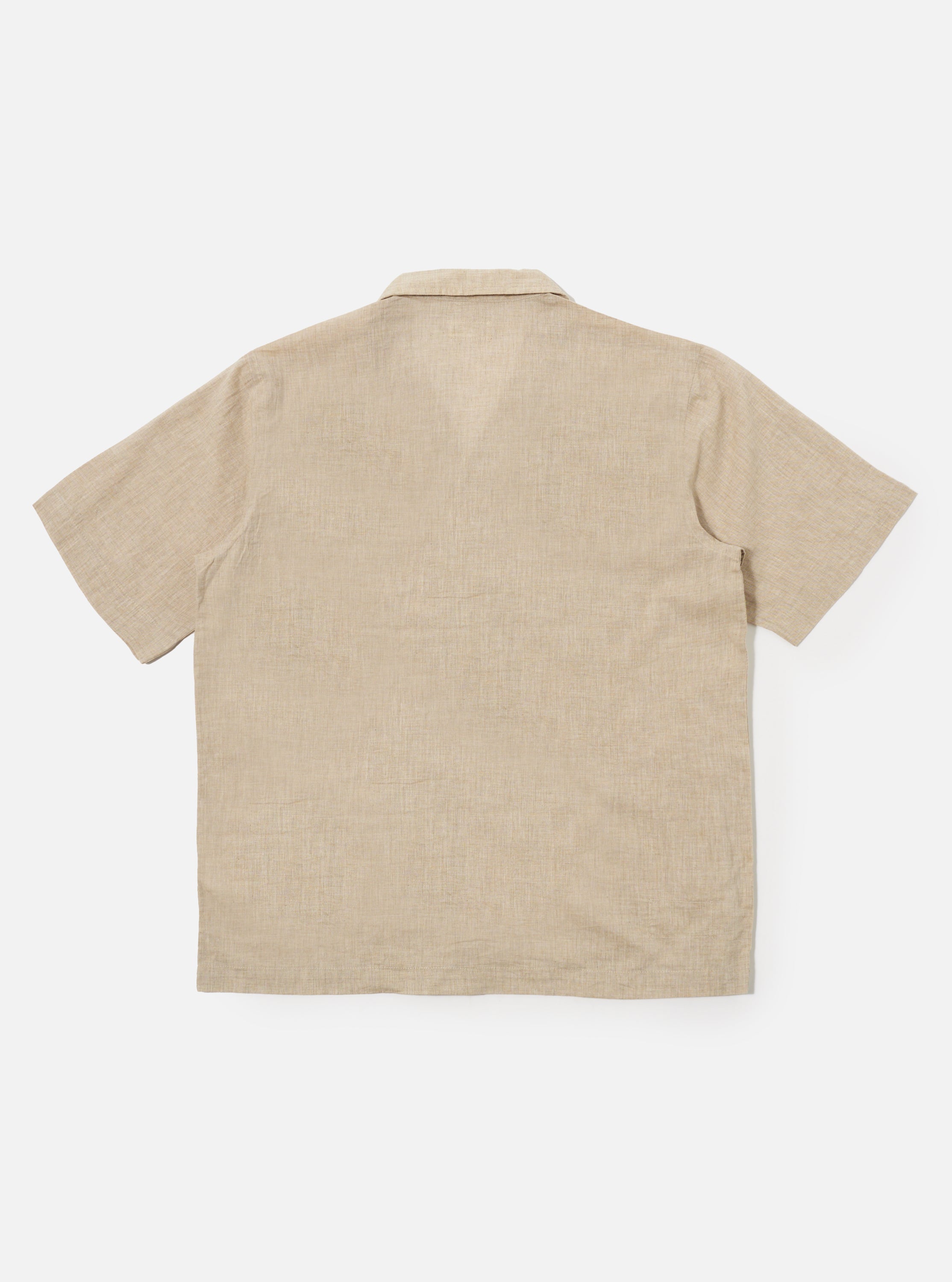 Men's Beige Fine Organic Cotton Sal Road Shirt – Universal Works