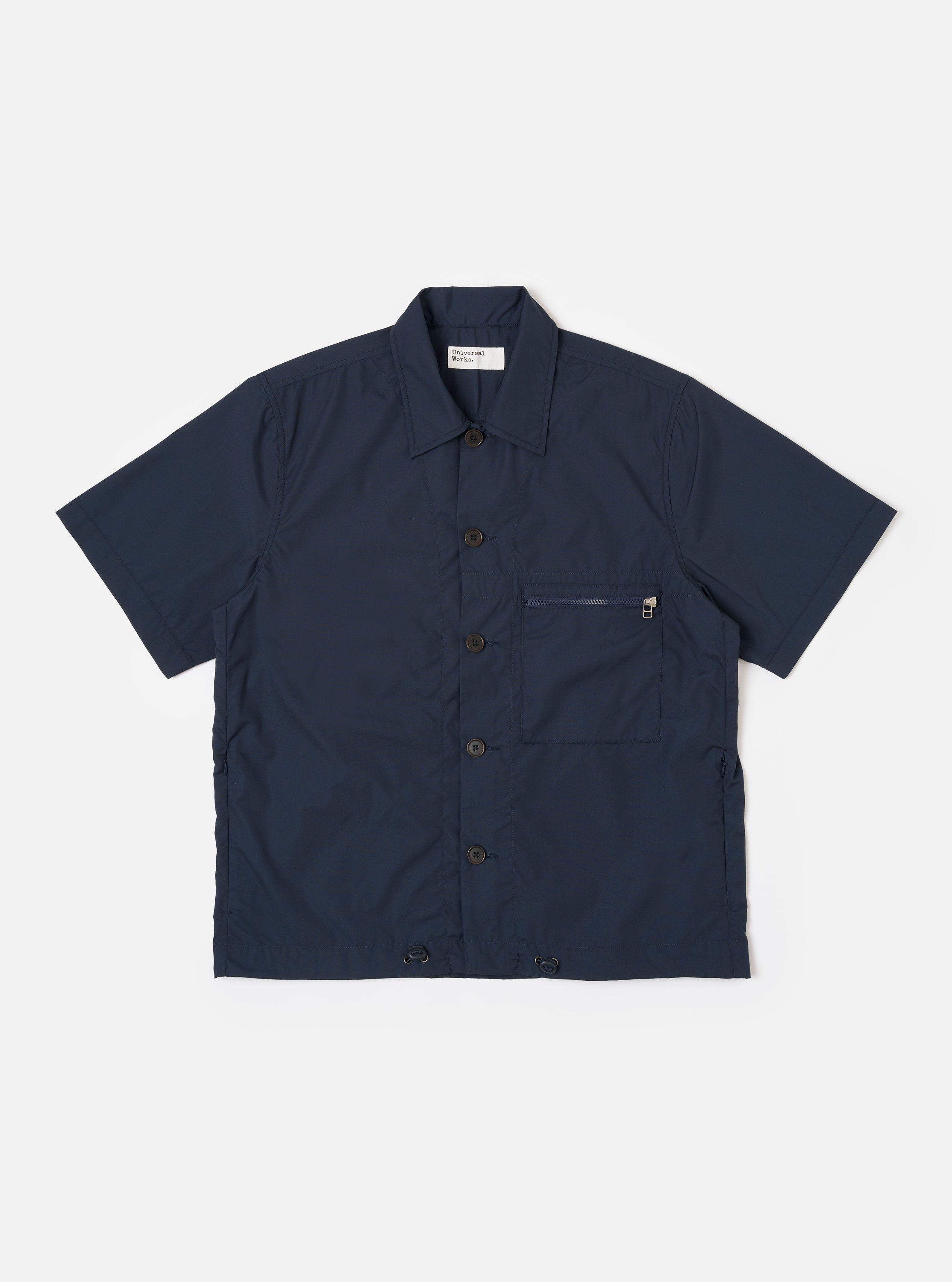 Men's Navy Recycled Poly Tech Z Tech Overshirt – Universal Works