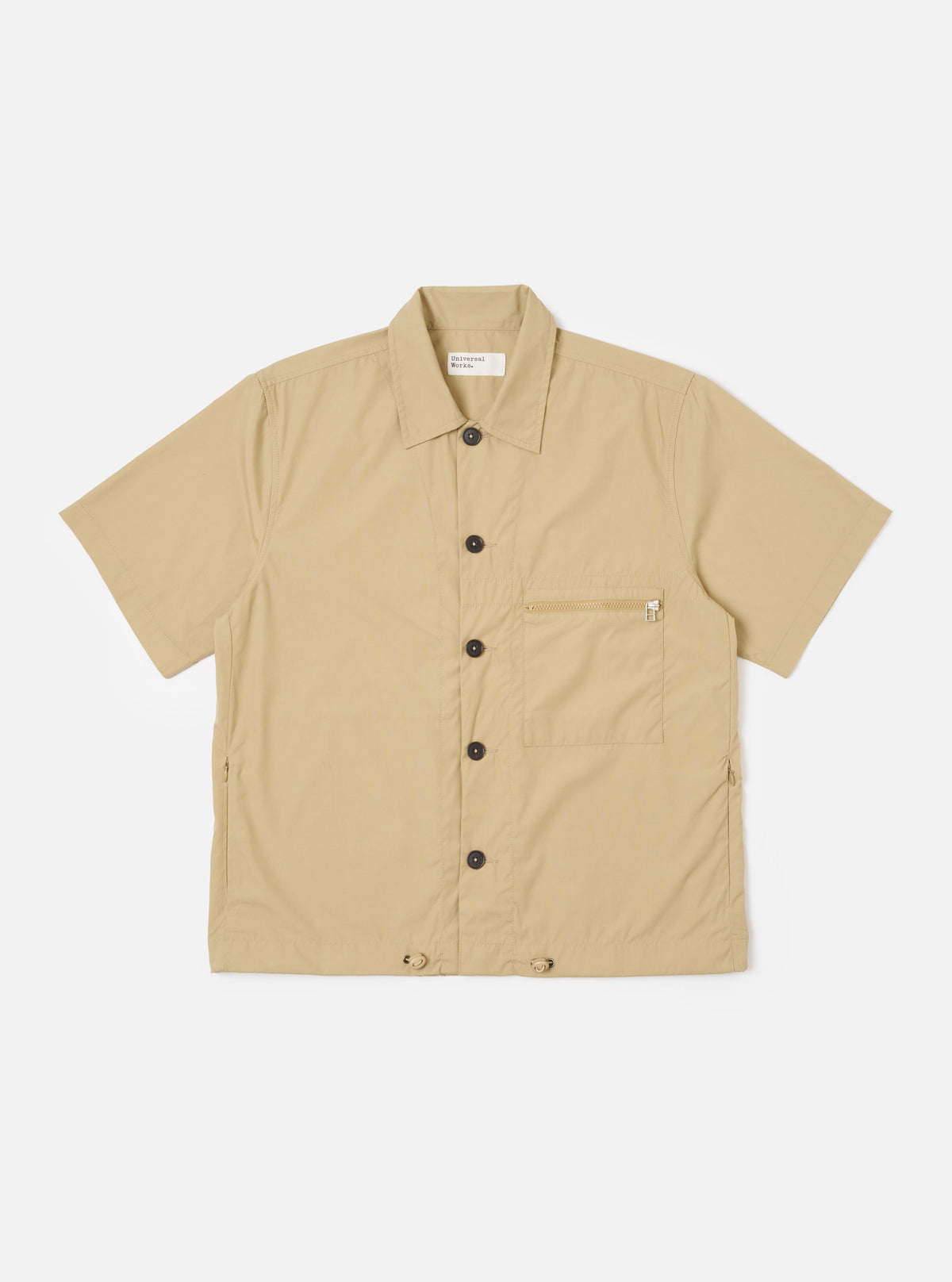 Men's Tan Recycled Polytech Z Tech Overshirt – Universal Works
