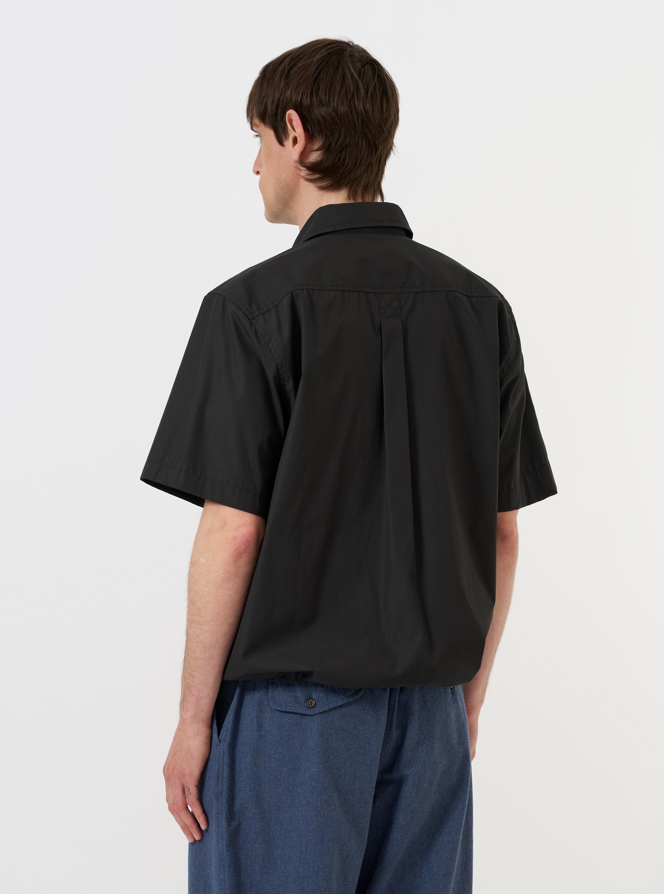 Men's Black Recycled Poly Tech Z Tech Overshirt – Universal Works