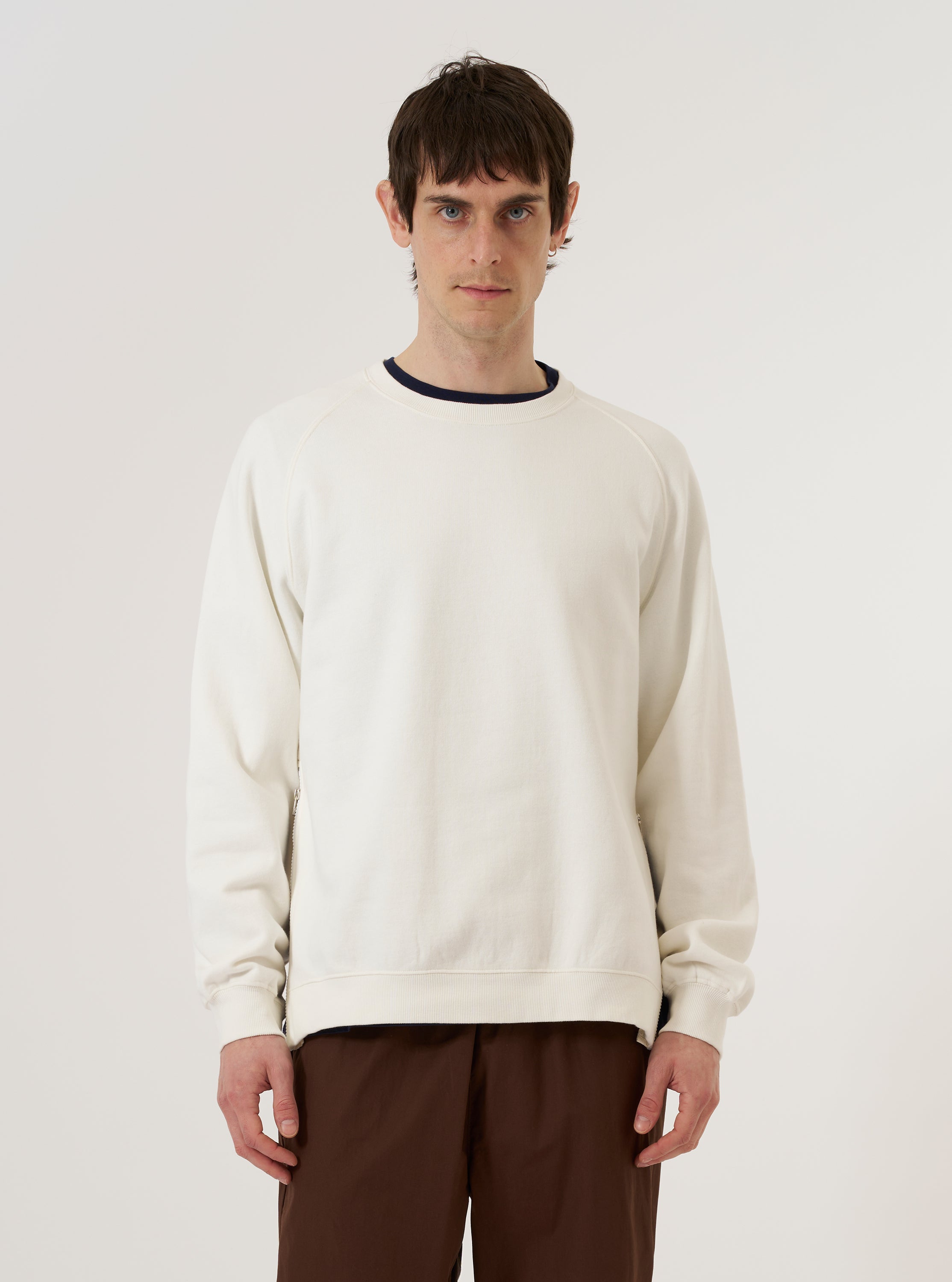 Men's Ecru Brush Back Sweat Billy Sweat – Universal Works