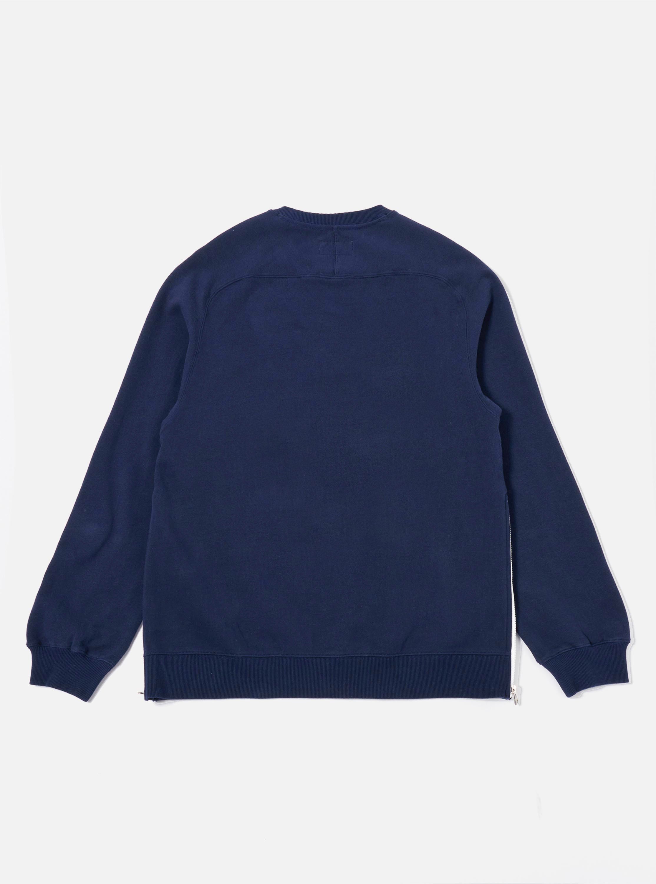 Men's Navy Brush Back Sweat Billy Sweat – Universal Works