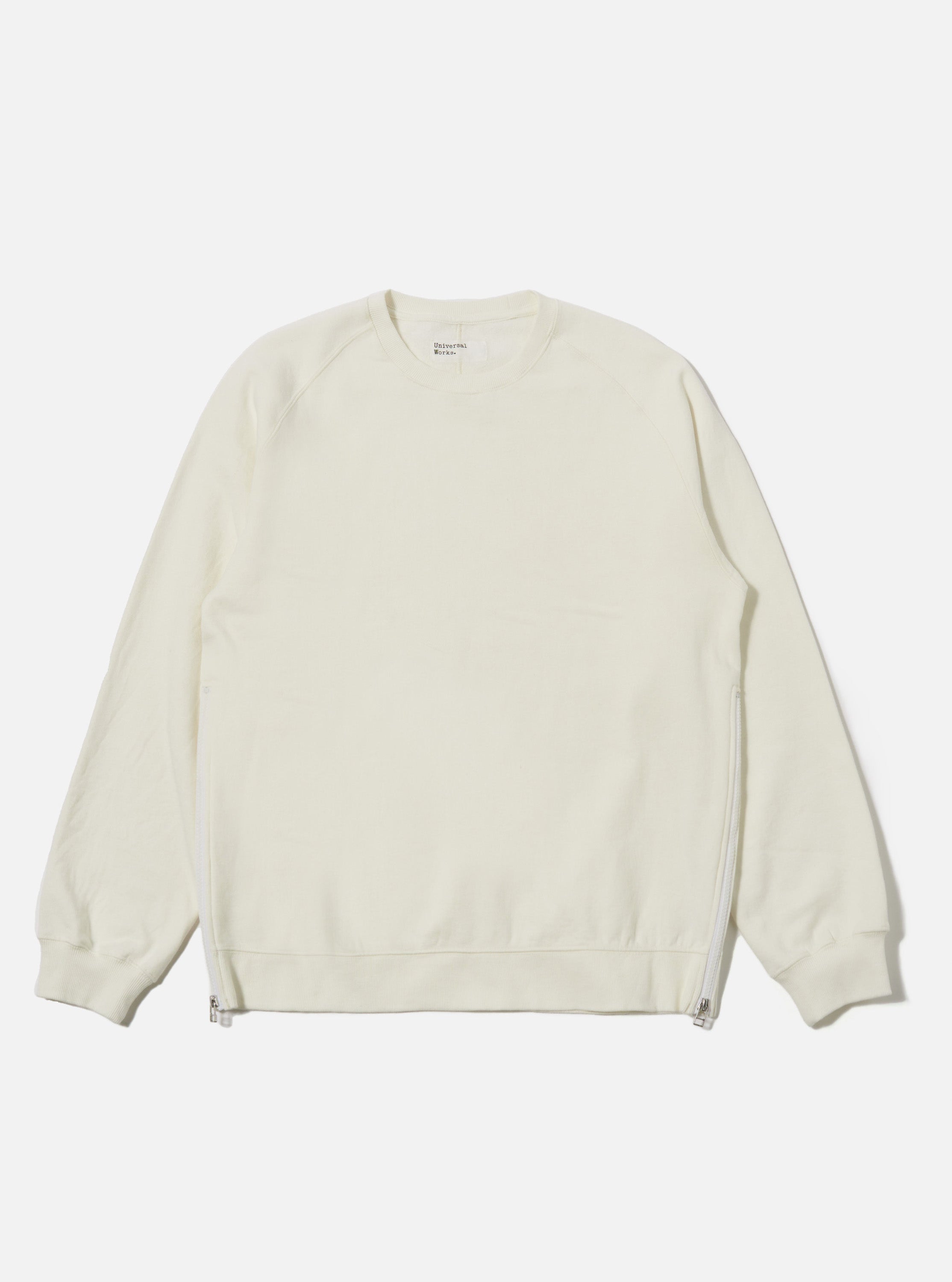 Men's Ecru Brush Back Sweat Billy Sweat – Universal Works