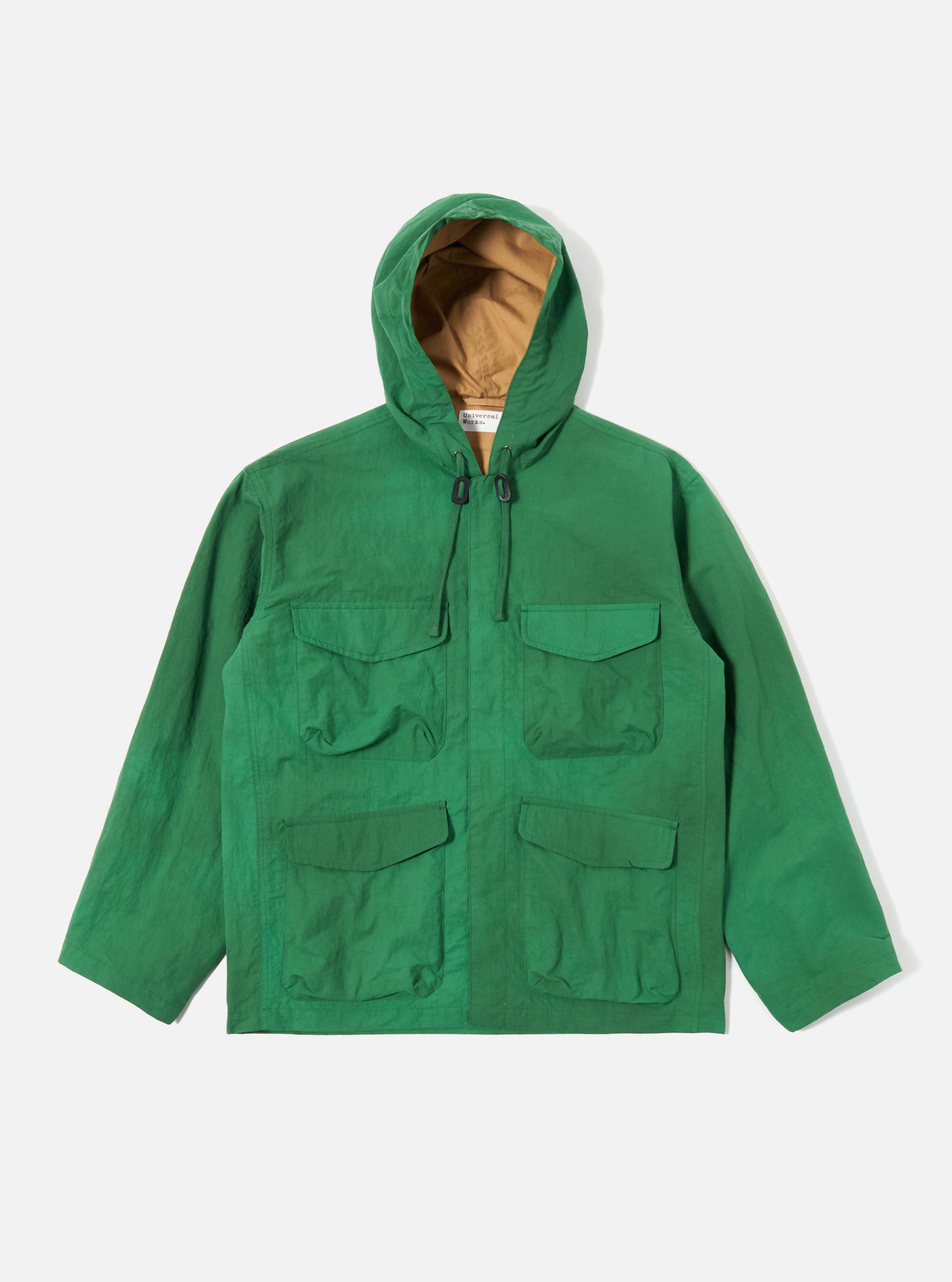 Men's Green Recycled Splash Nylon Longsands Jacket – Universal Works