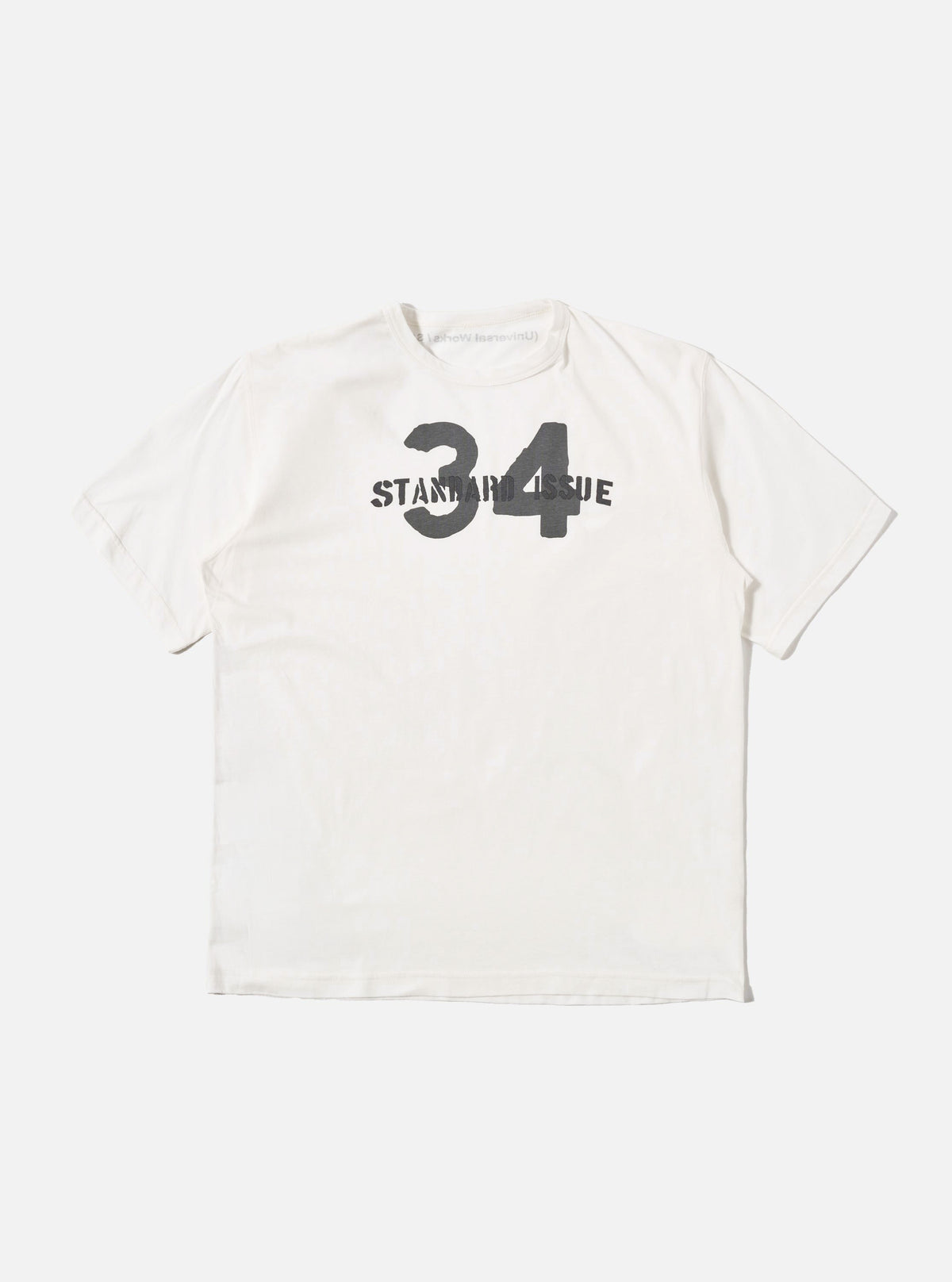 Ecru Single Jersey 34 Printed Core Tee