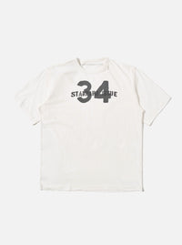 Ecru Single Jersey 34 Printed Core Tee
